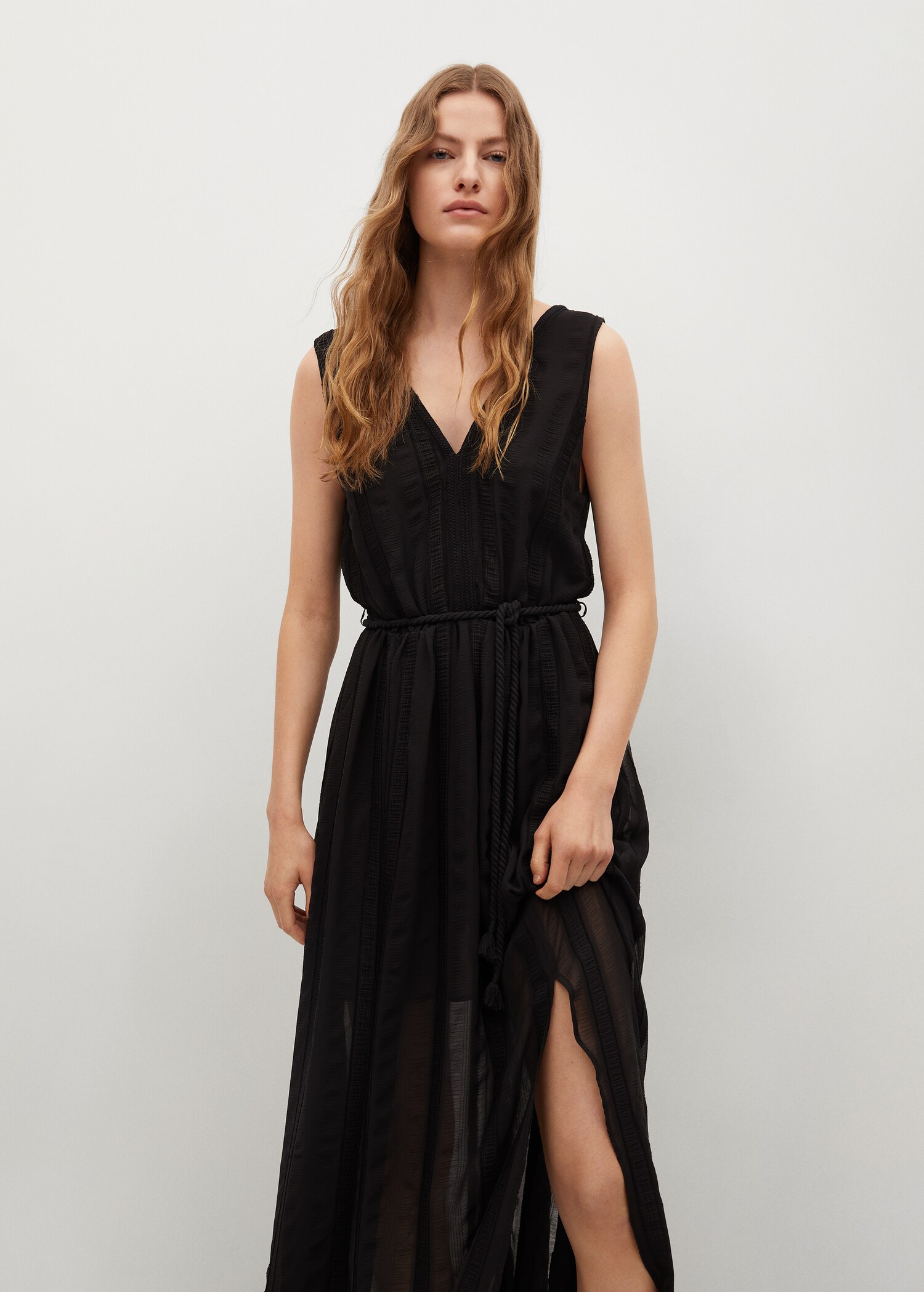 Vestit textura cordill - Pla mig