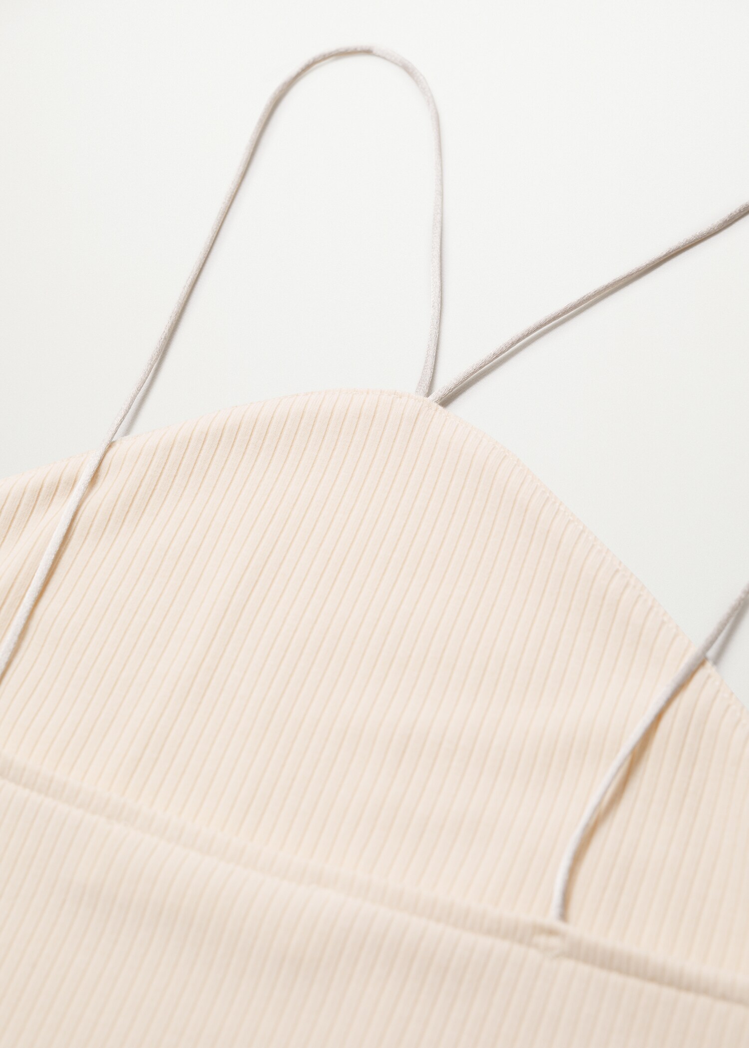Žebrované crop top - Detail zboží 8