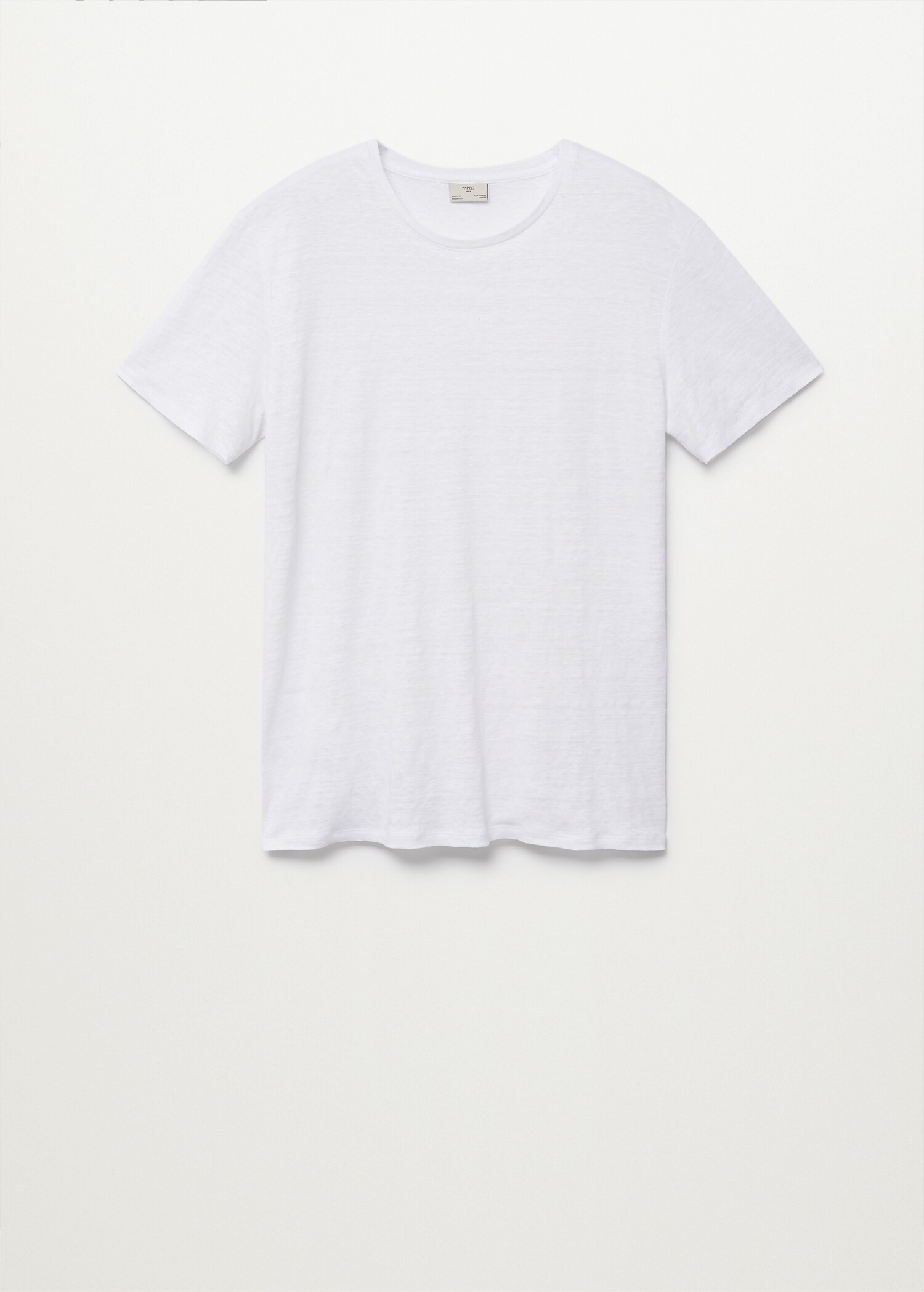 Camiseta regular fit 100% lino - Artículo sin modelo