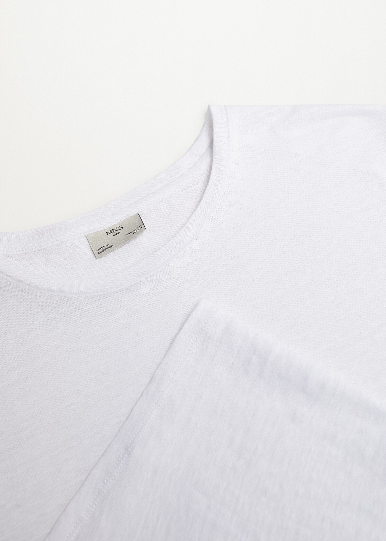 Camiseta regular fit 100% lino - Detalle del artículo 7