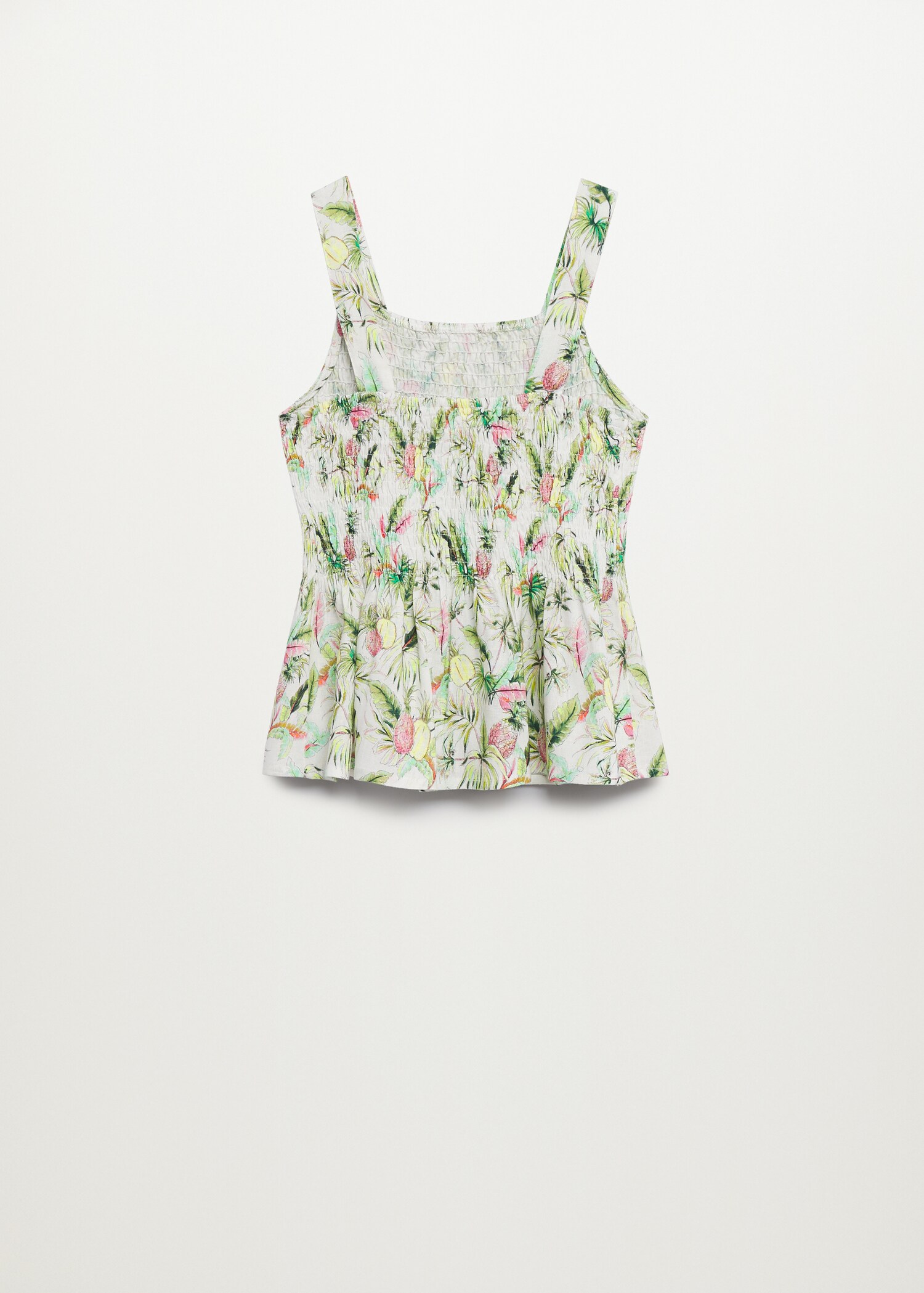 Ruched printed blouse - Reverse of the article