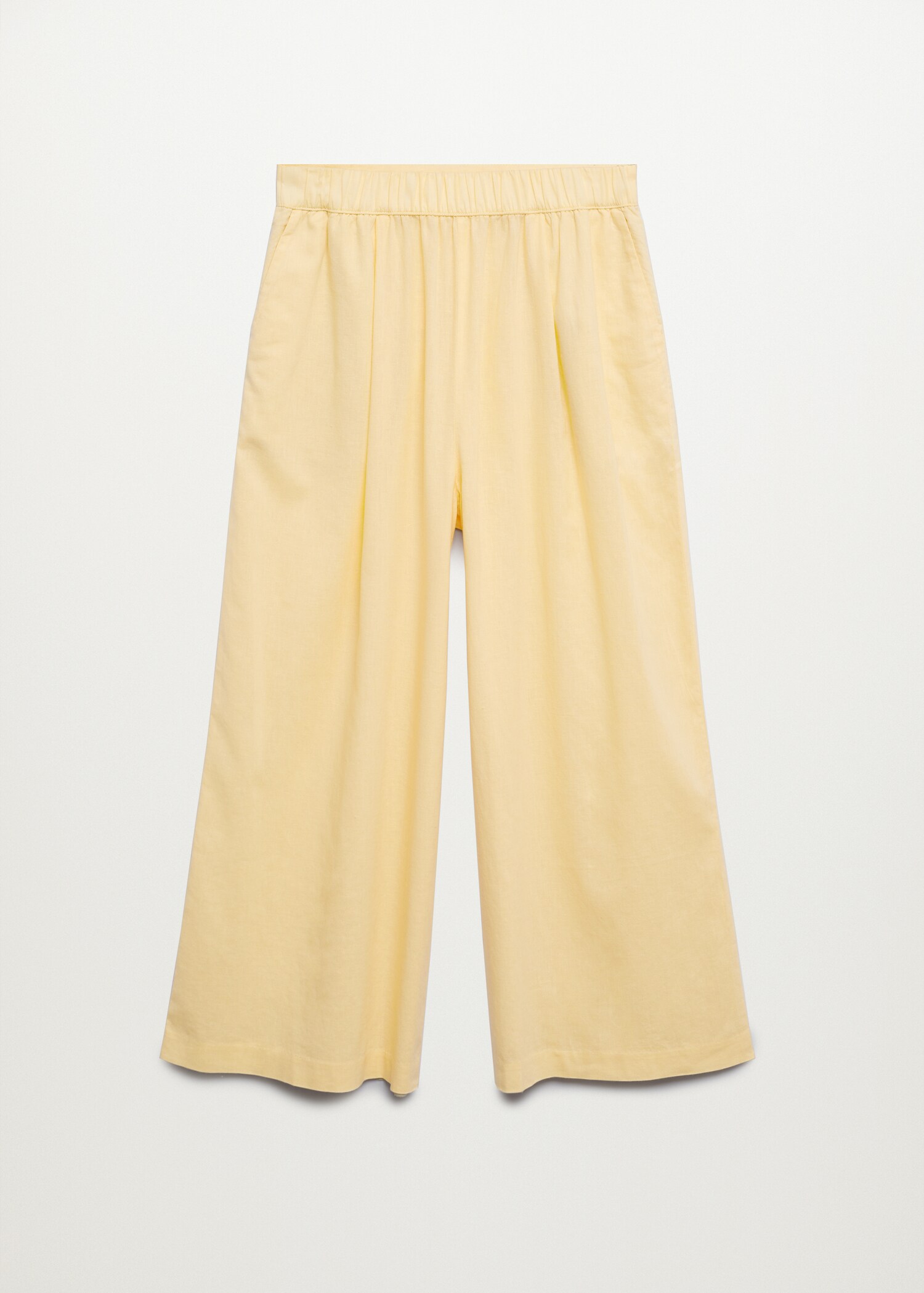 Linen-blend culotte trousers - Article without model
