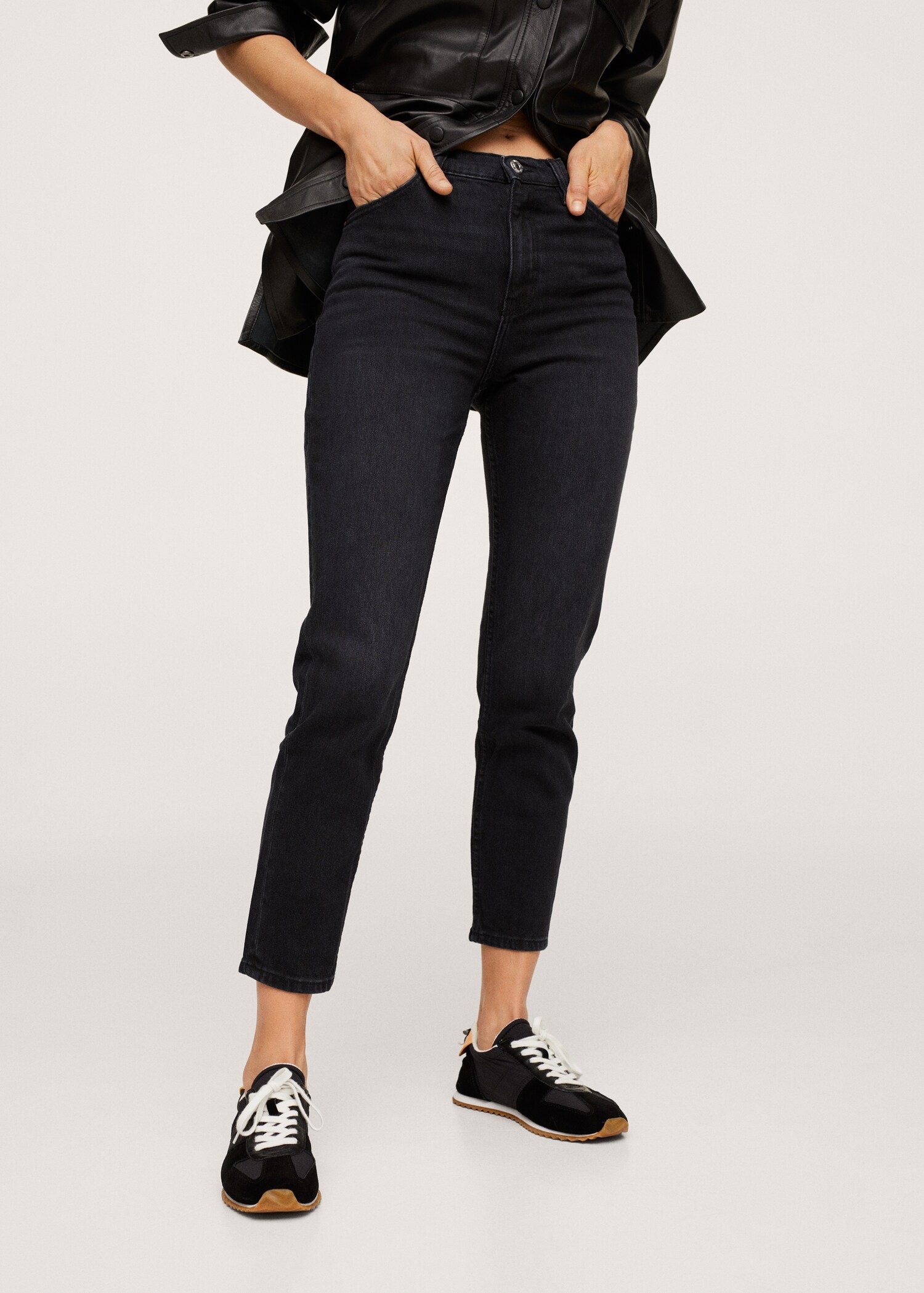 Mom elastic jeans - Medium plane