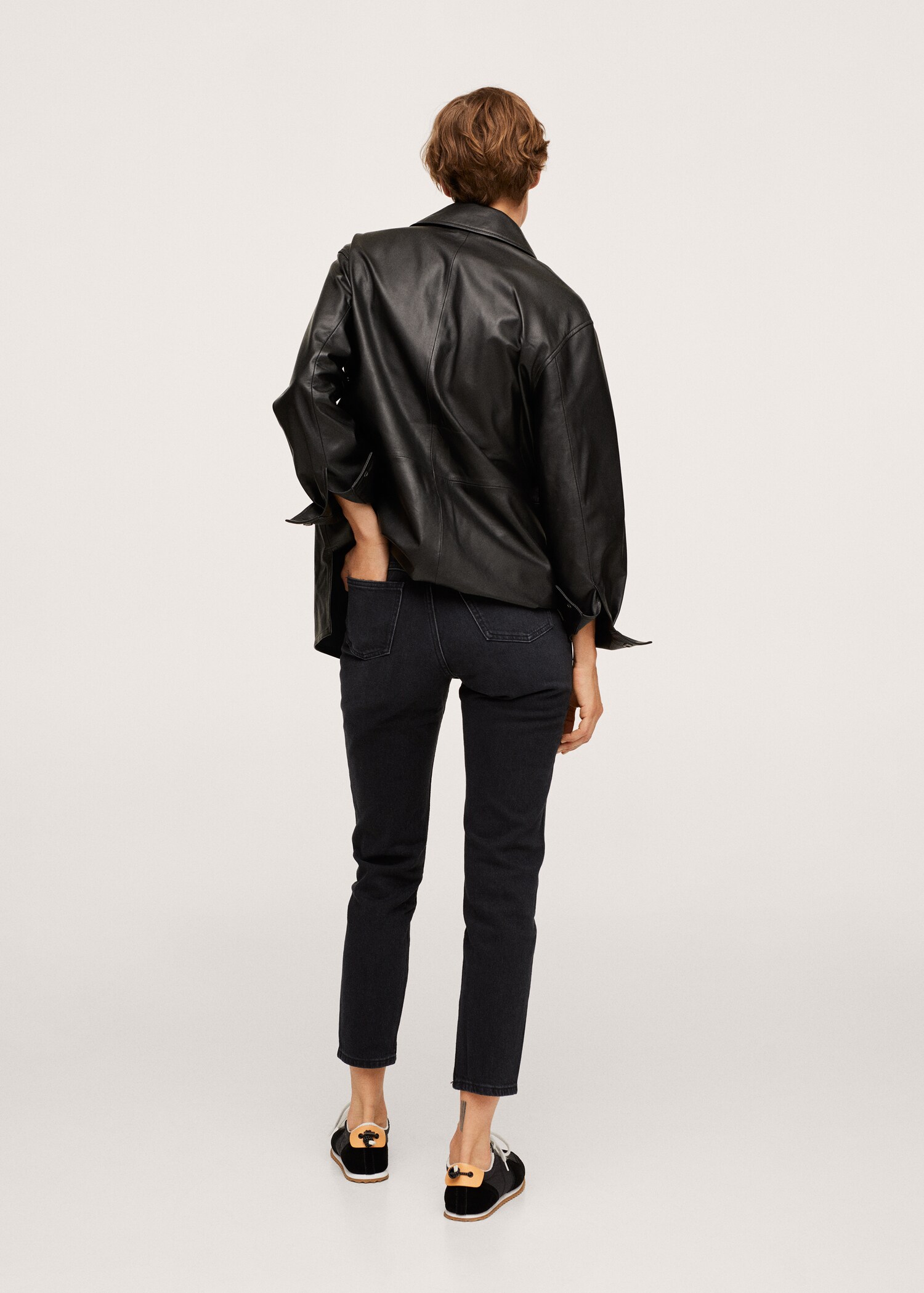 Mom elastic jeans - Reverse of the article