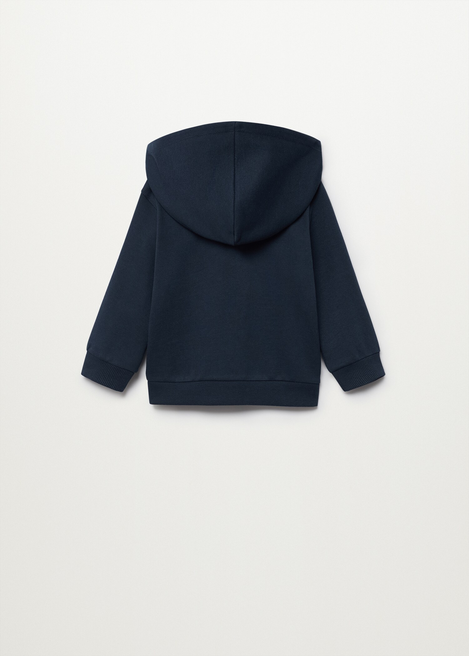 Sudadera algodón cremallera - Reverso del artículo