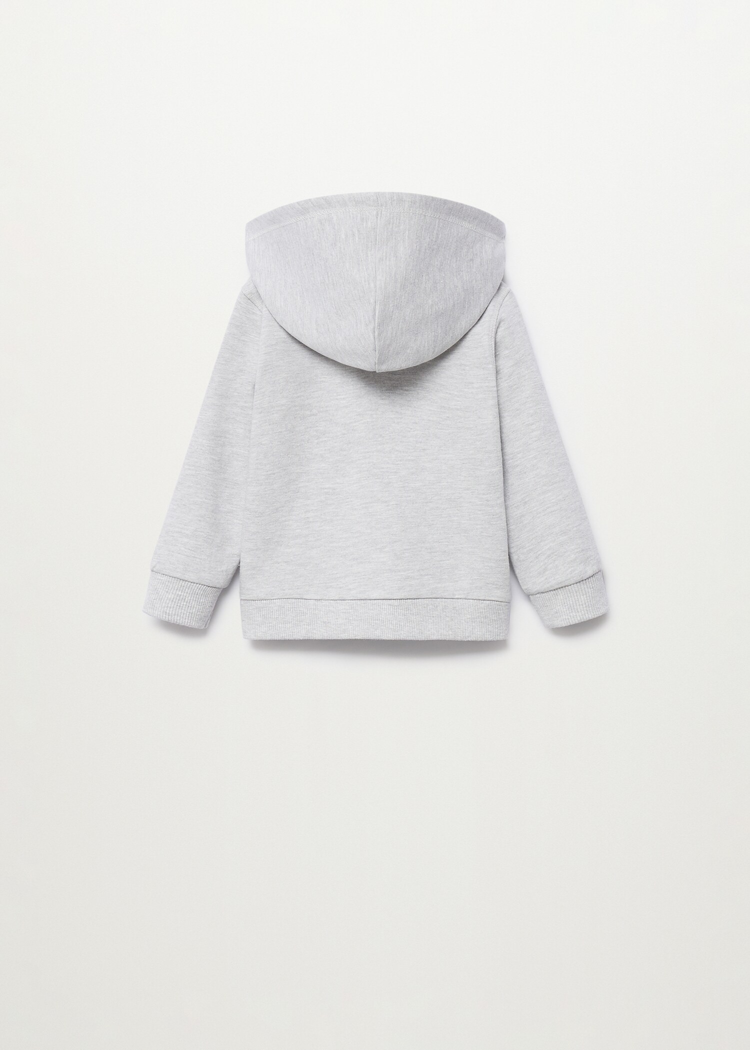 Sudadera algodón cremallera - Reverso del artículo