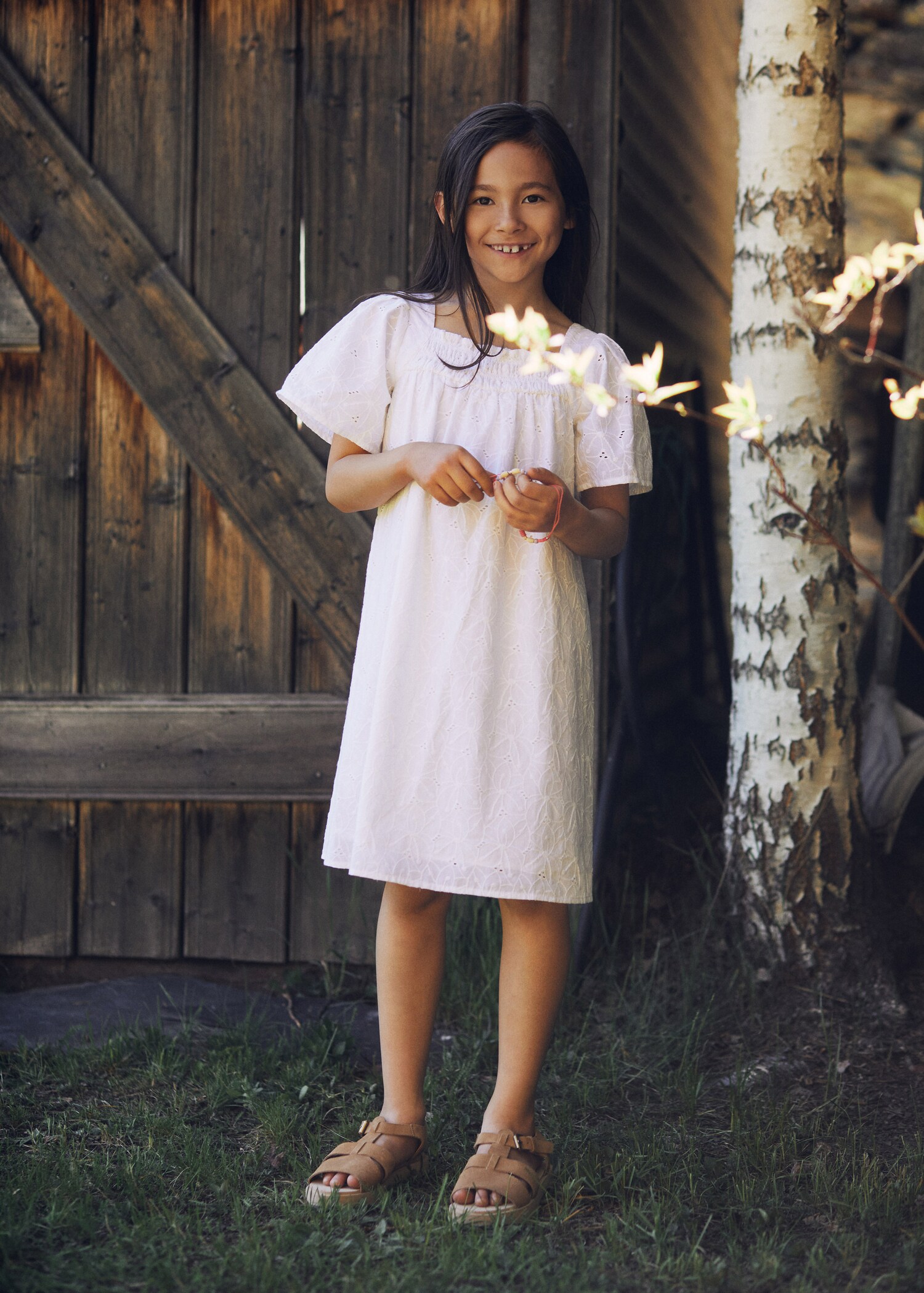 Vestido algodón bordado suizo - Detalle del artículo 5