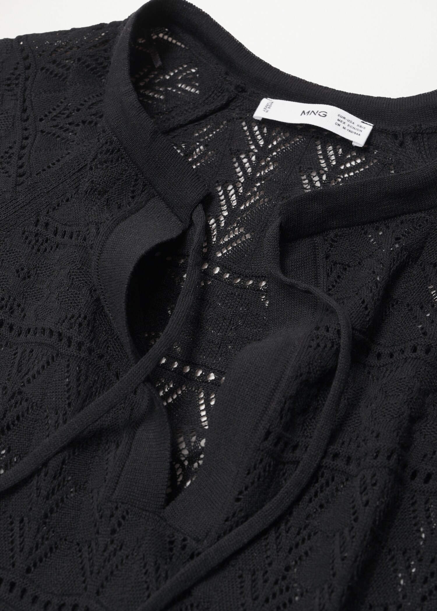 Openwork knit caftan - Details of the article 8