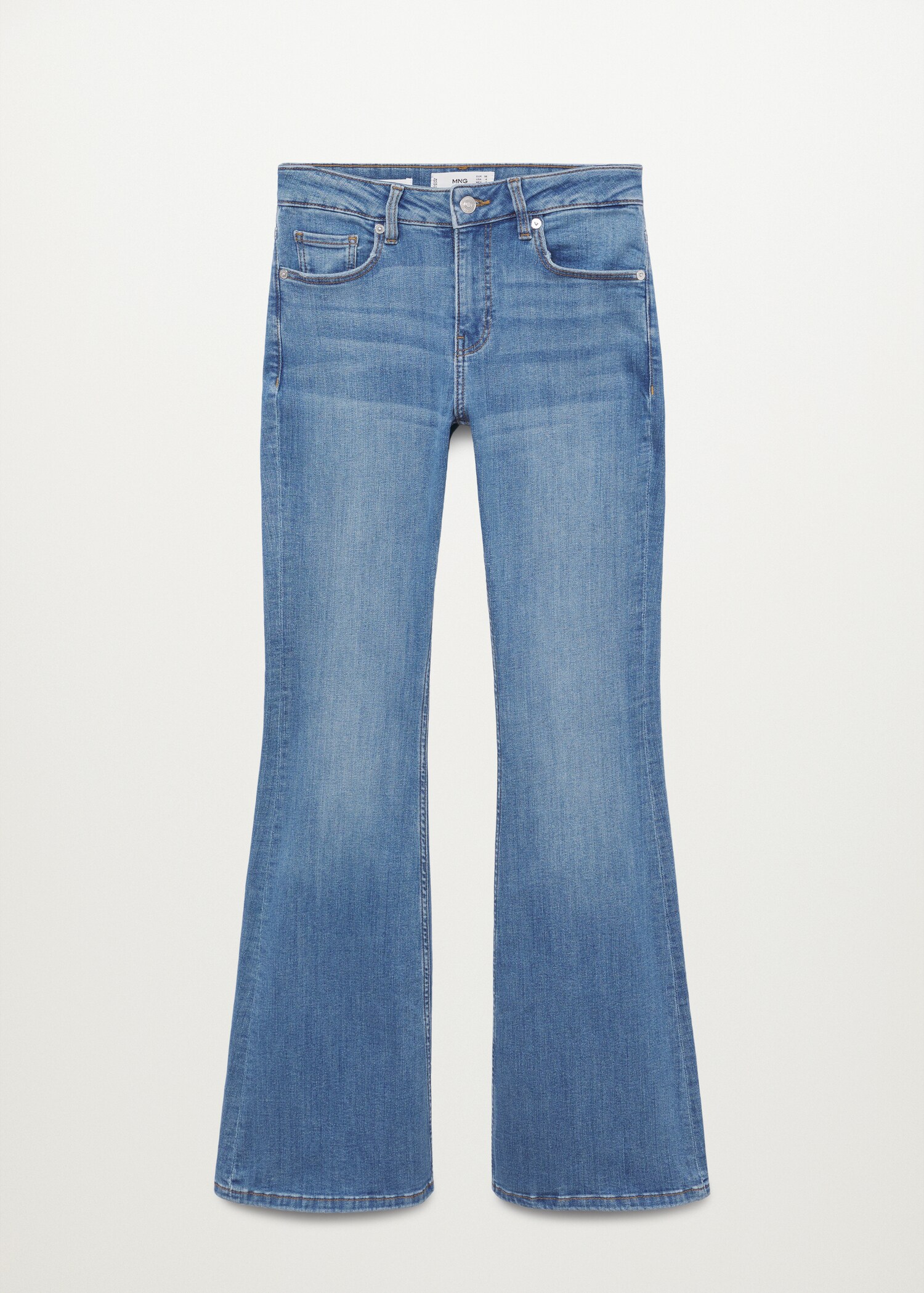 Mid-rise flared jeans - Article without model