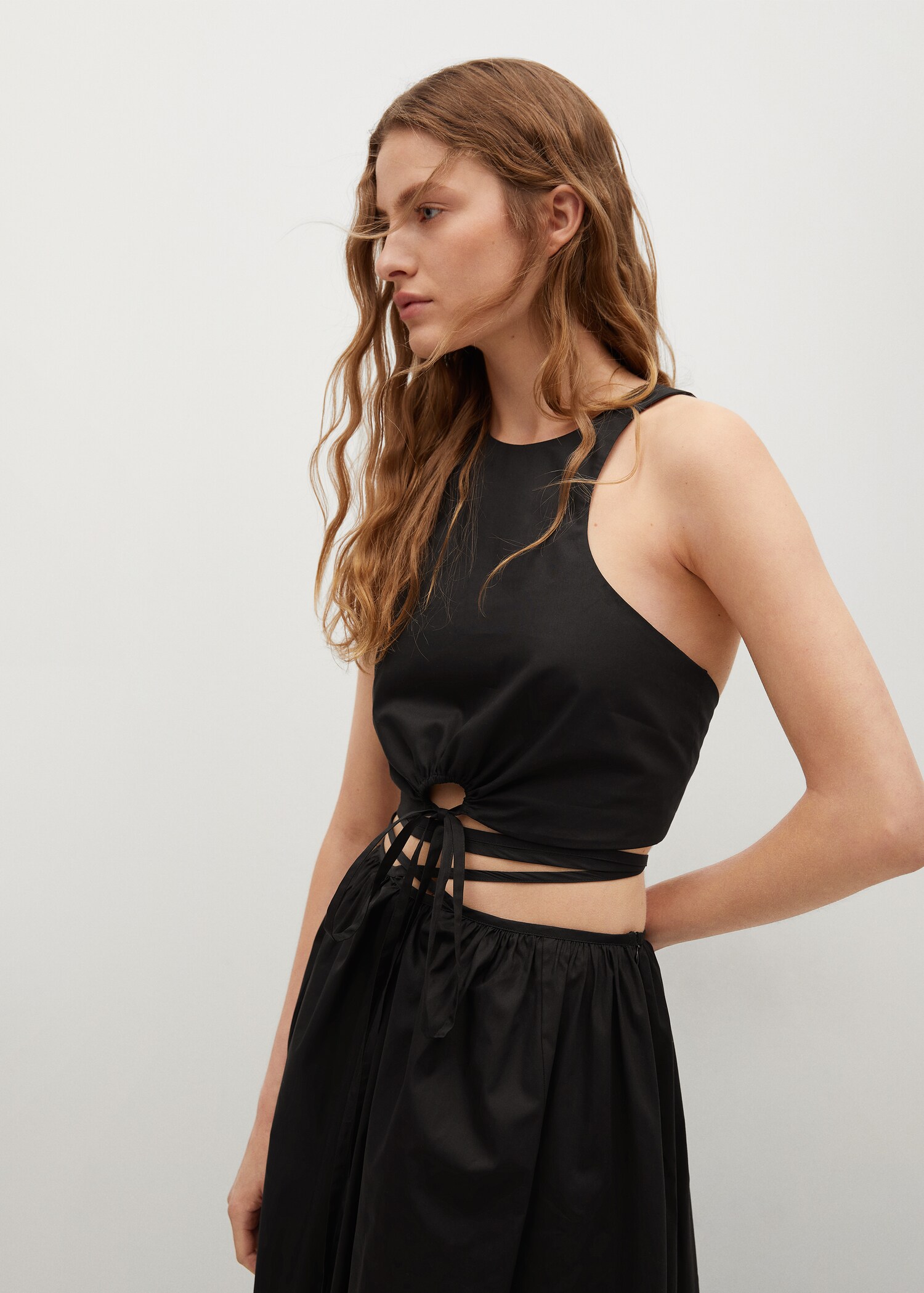 Bow crop top - Details of the article 2