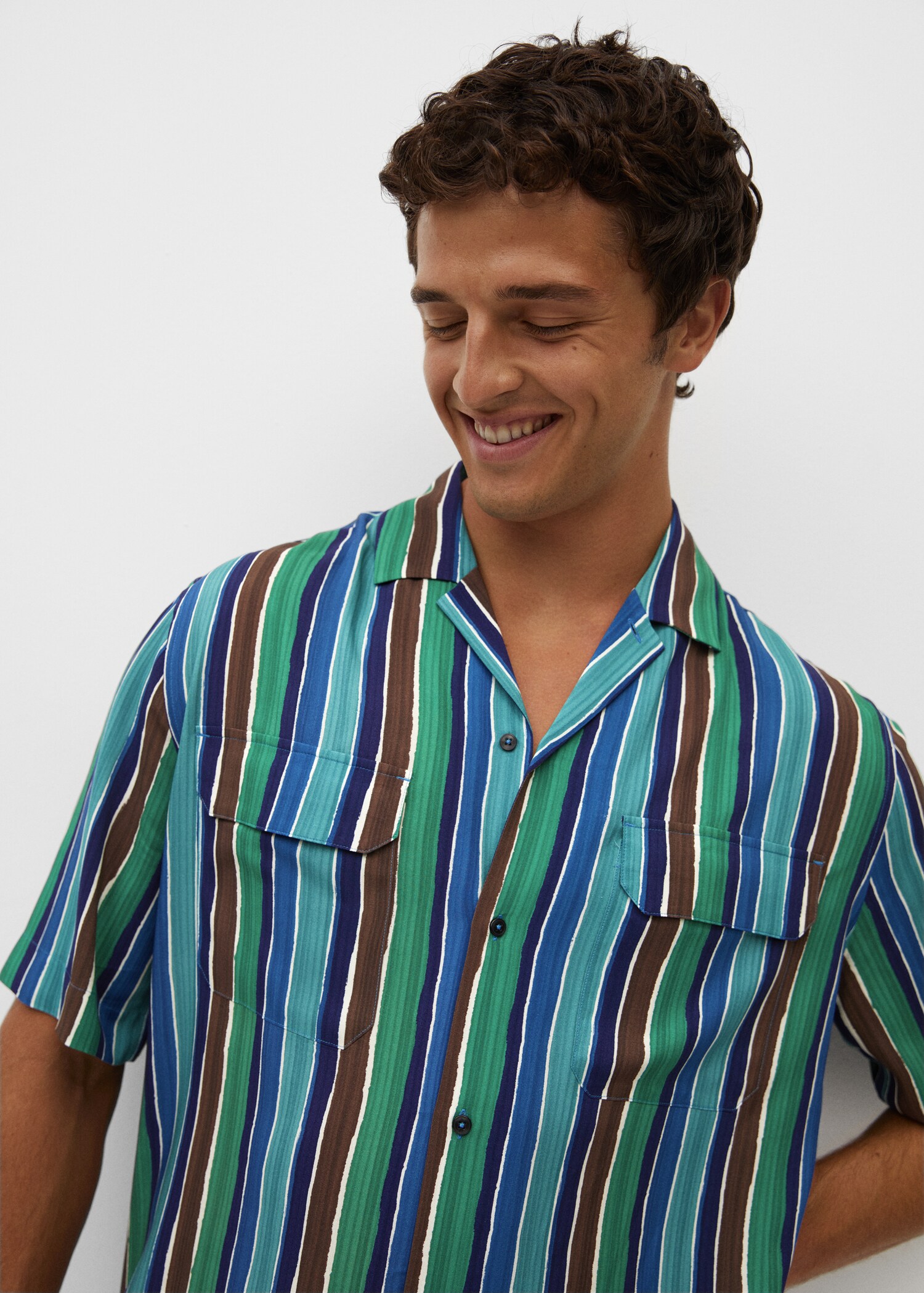 Camisa fluida bowling rayas - Detalle del artículo 2