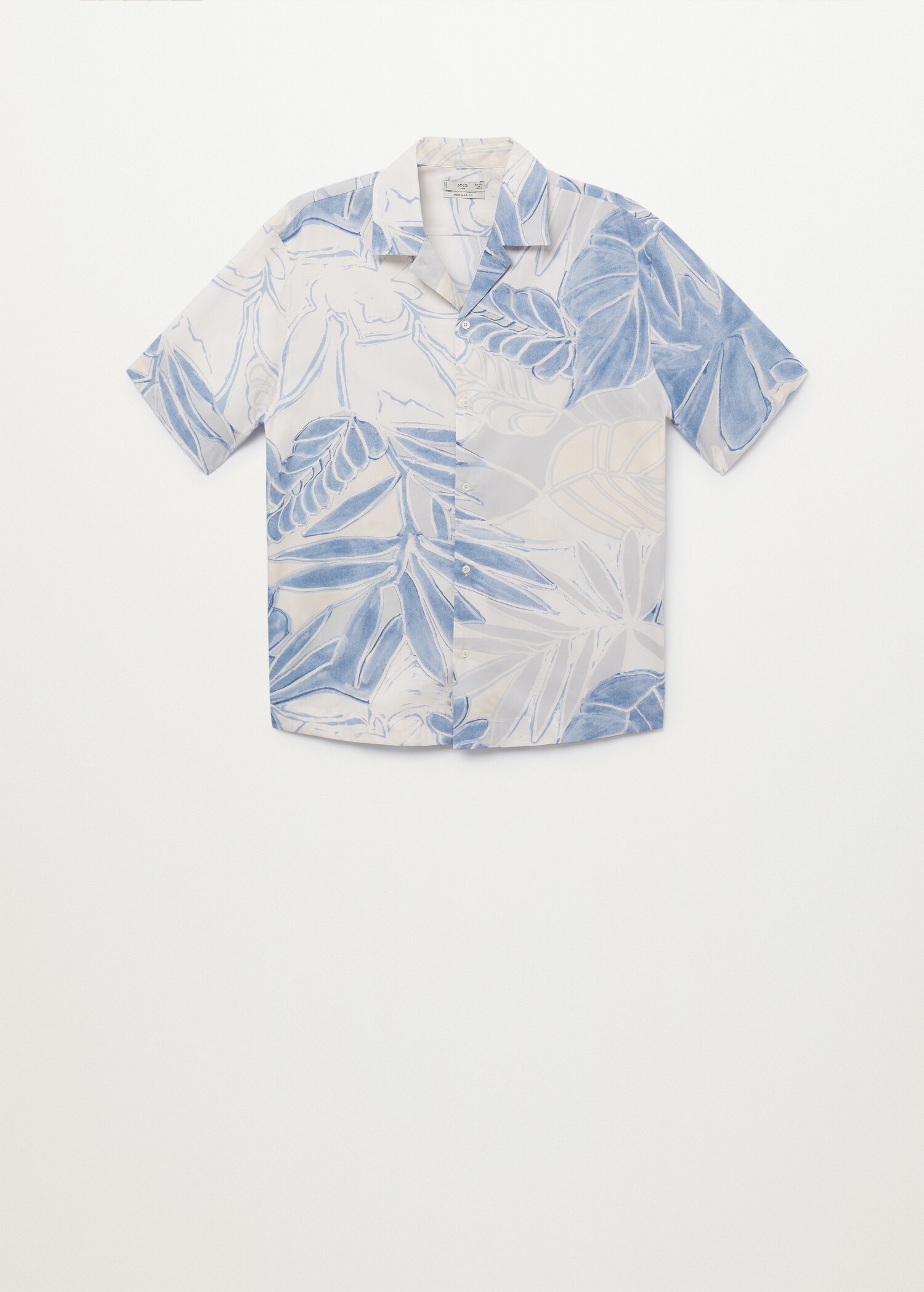 Camisa regular fit algodón estampada - Artículo sin modelo