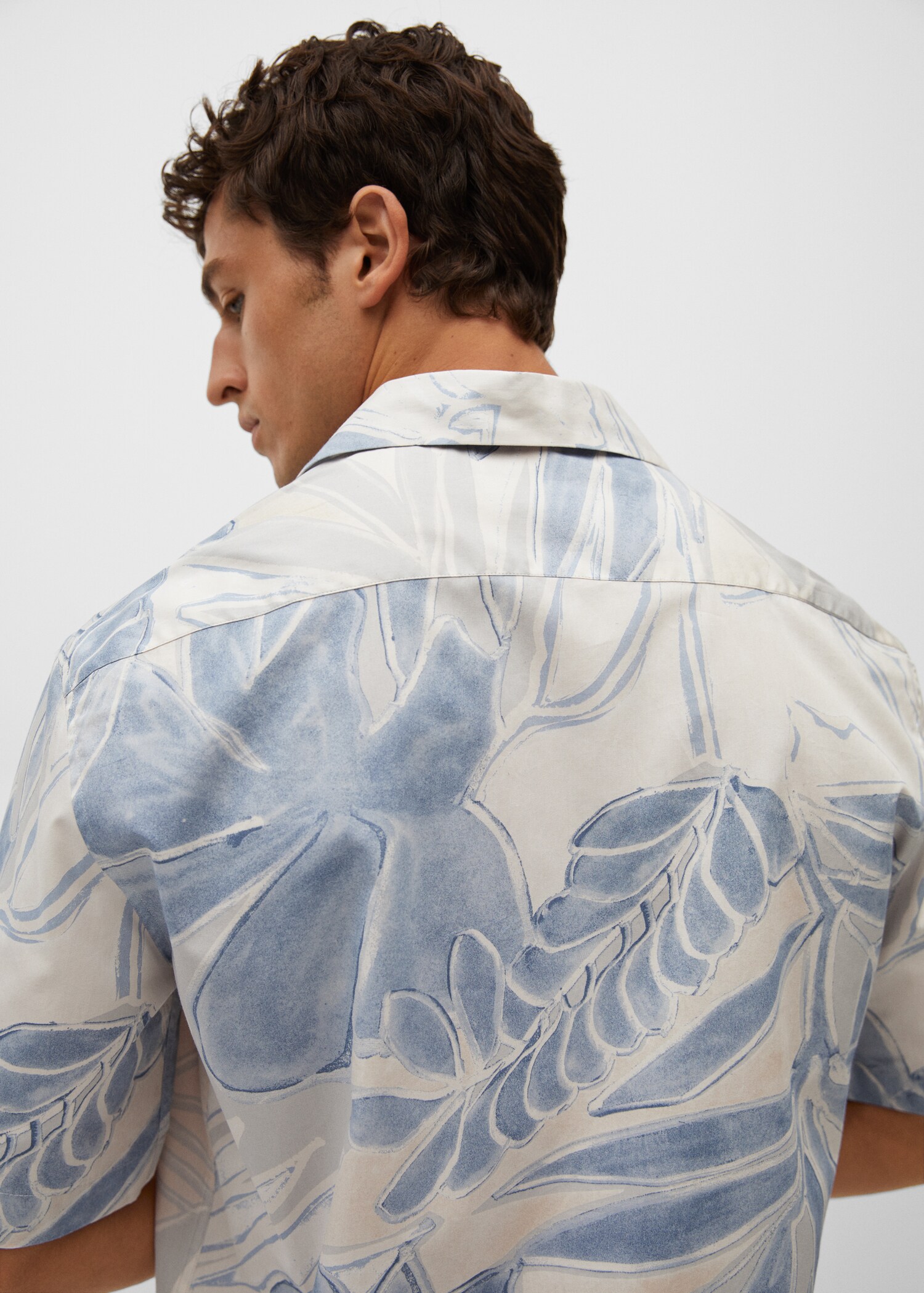 Camisa regular fit algodón estampada - Detalle del artículo 3