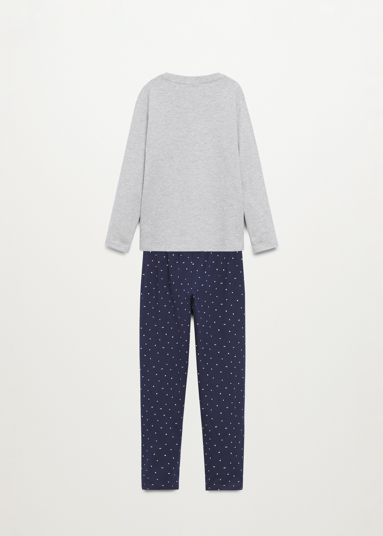 Pijama largo estampado - Reverso del artículo