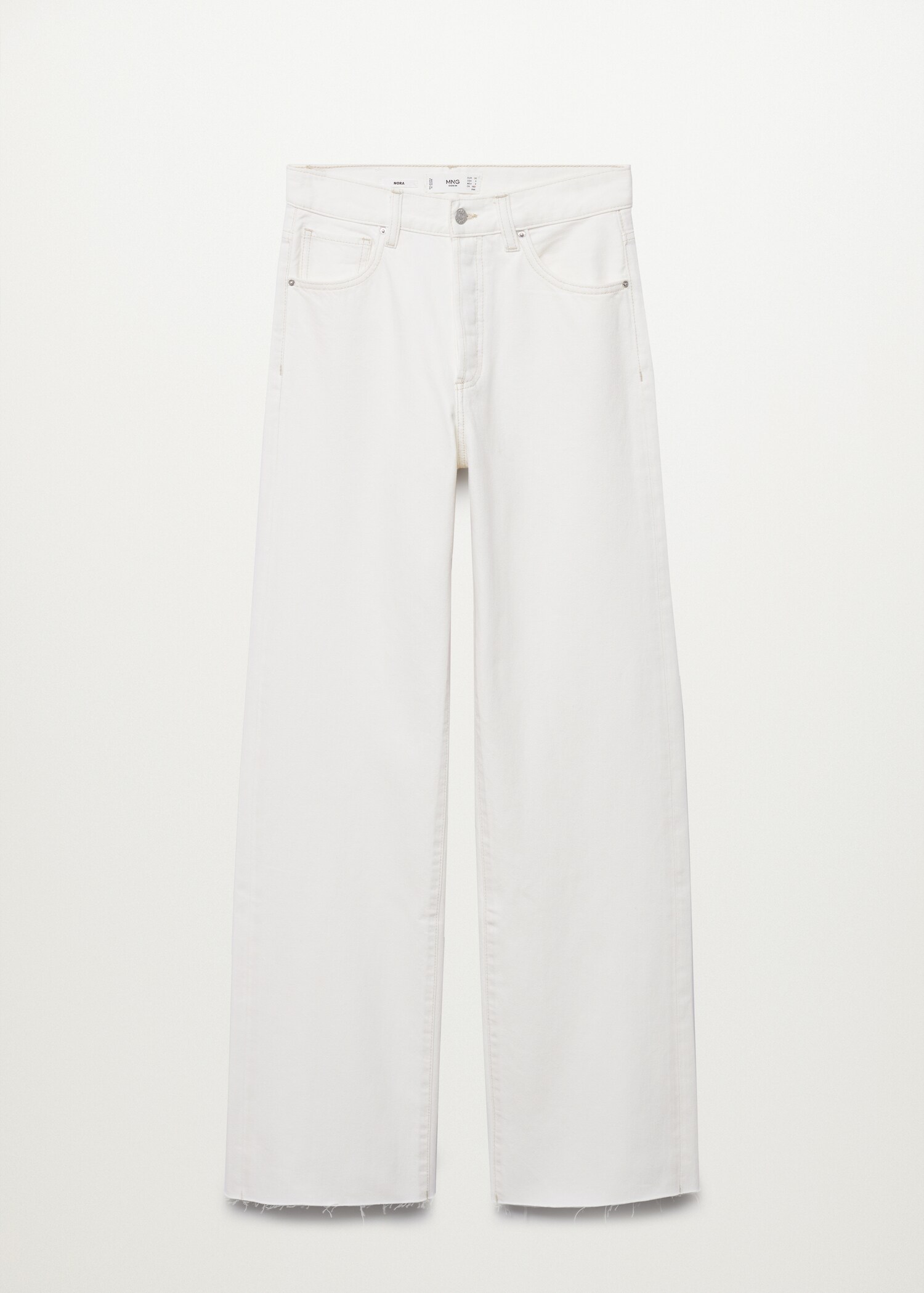 Jeans wideleg tiro alto - Artículo sin modelo