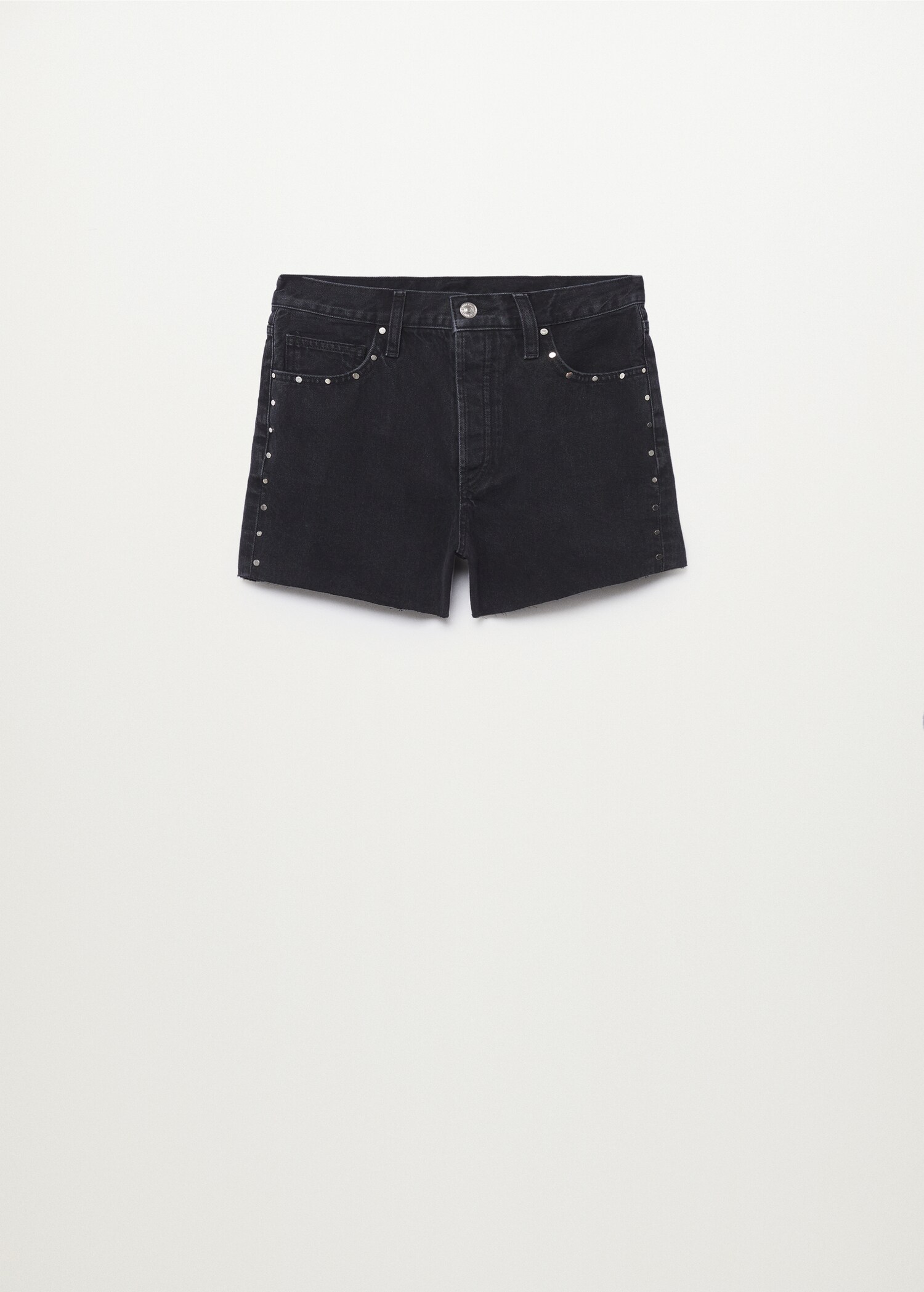 Denim shorts with studs - Article without model