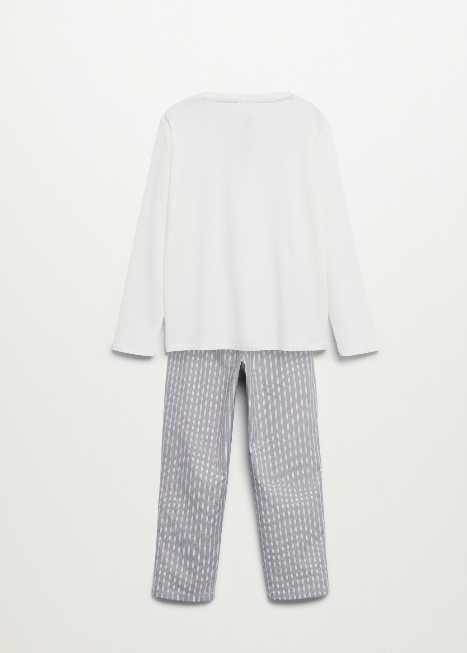 Pijama largo algodón - Reverso del artículo