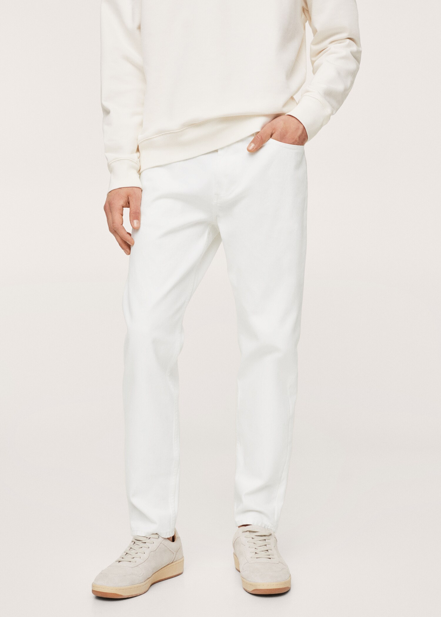 Jeans Ben tapered cropped - Plano medio
