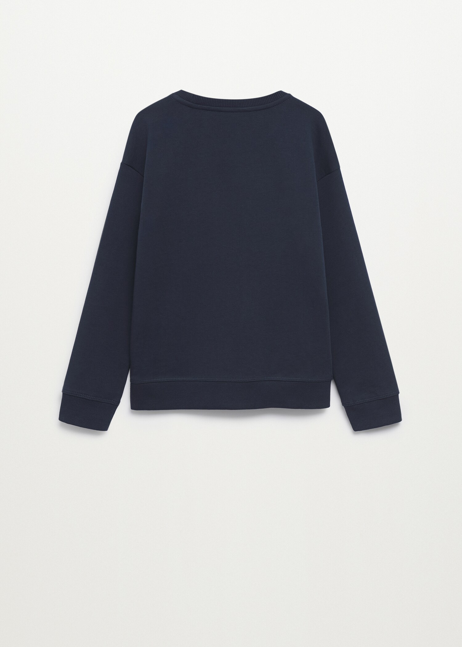 Sudadera algodón textura - Reverso del artículo