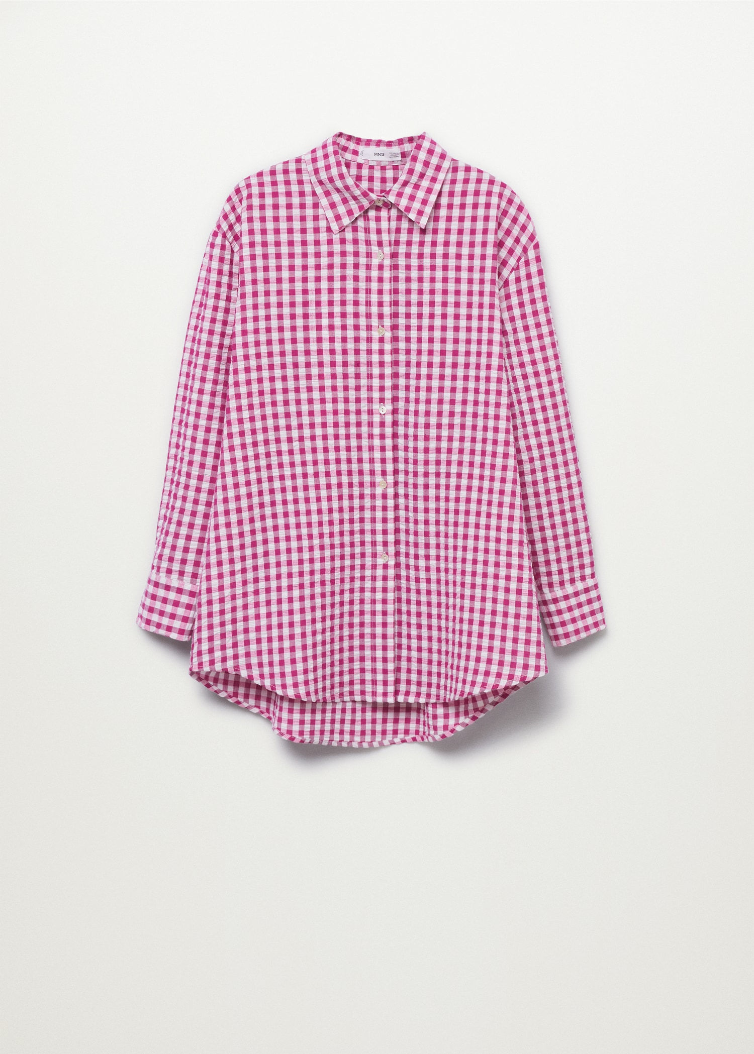 Camisa oversize cuadros  - Artículo sin modelo