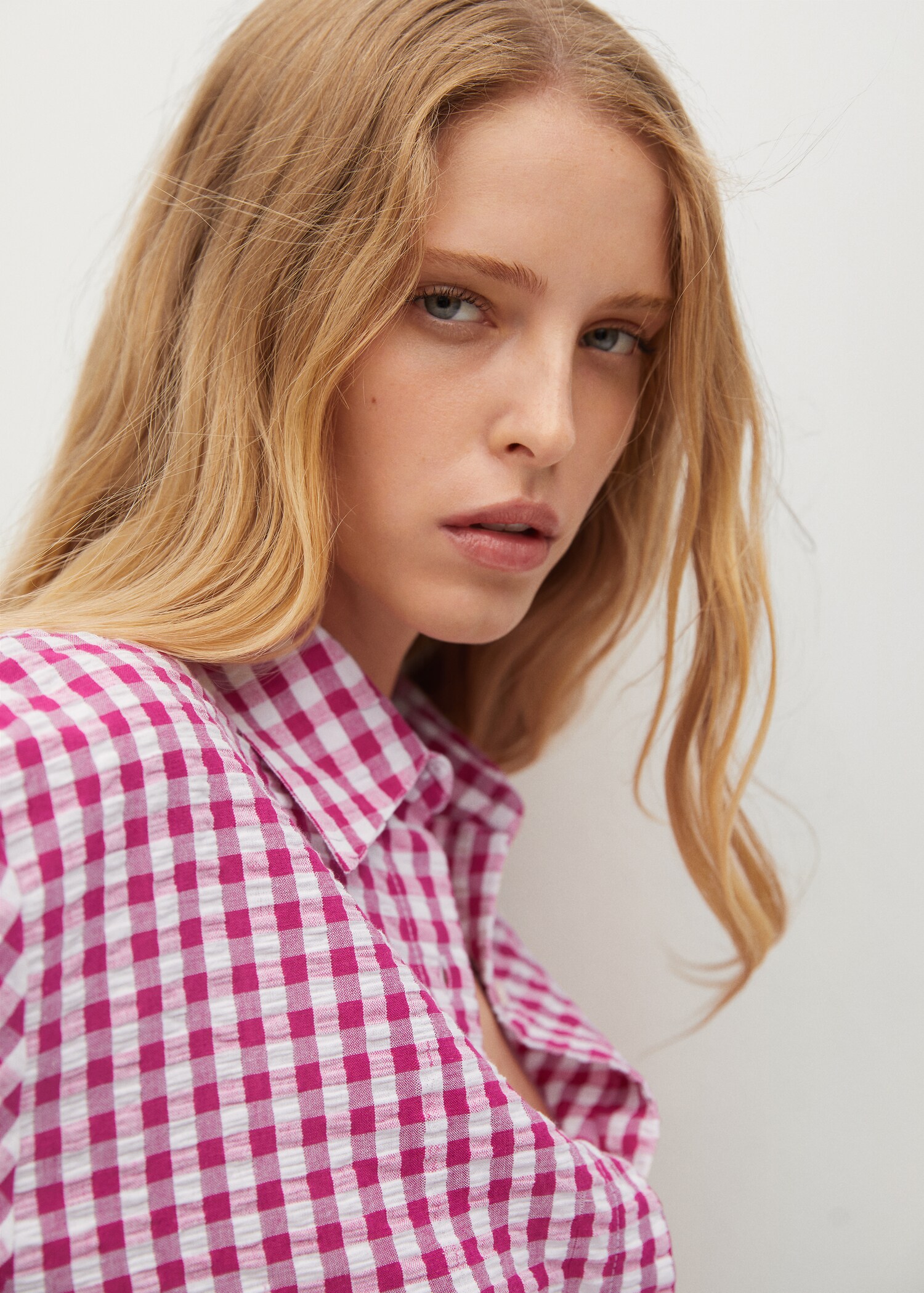 Camisa oversize cuadros  - Detalle del artículo 2