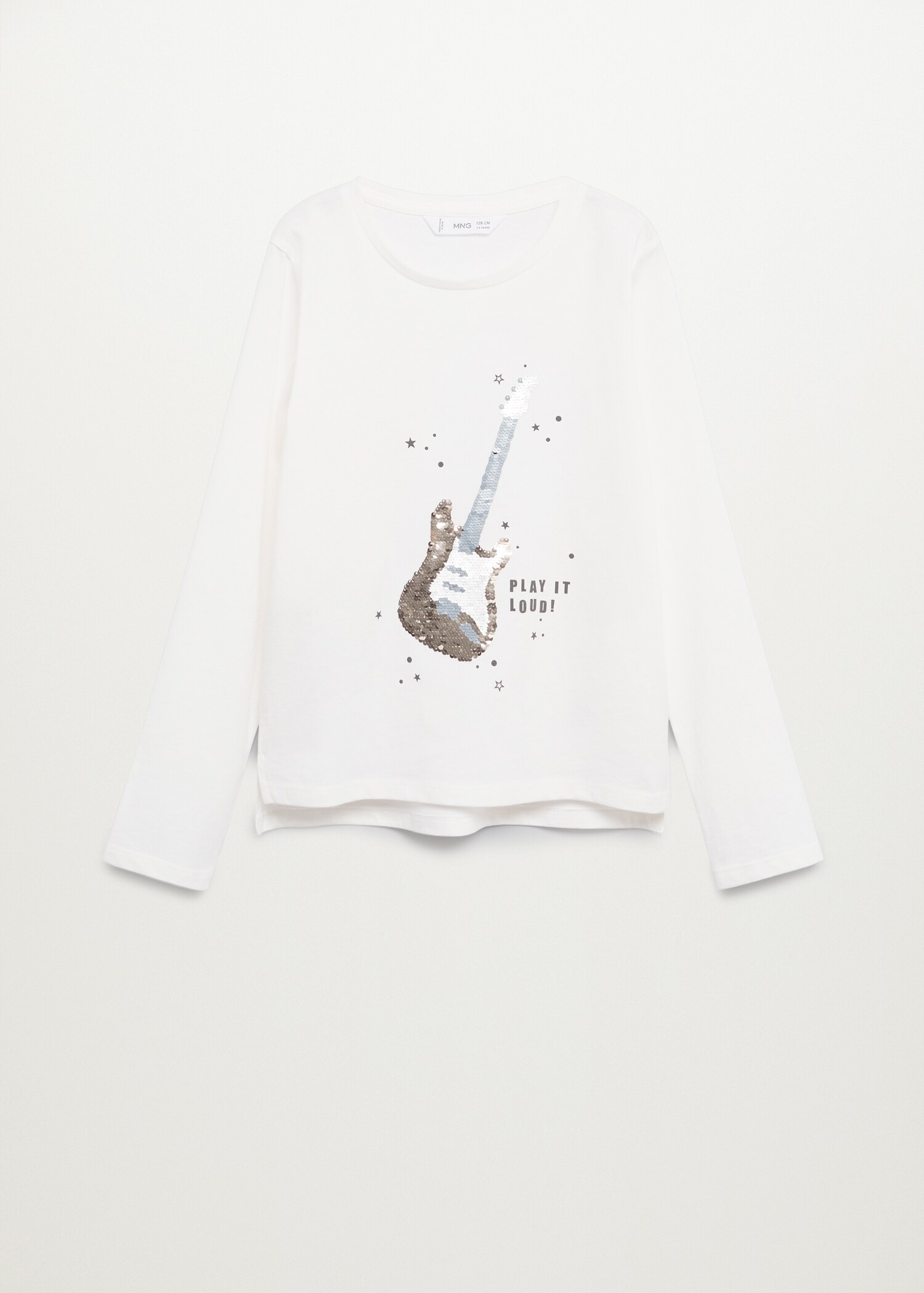 Camiseta manga larga lentejuelas - Artículo sin modelo
