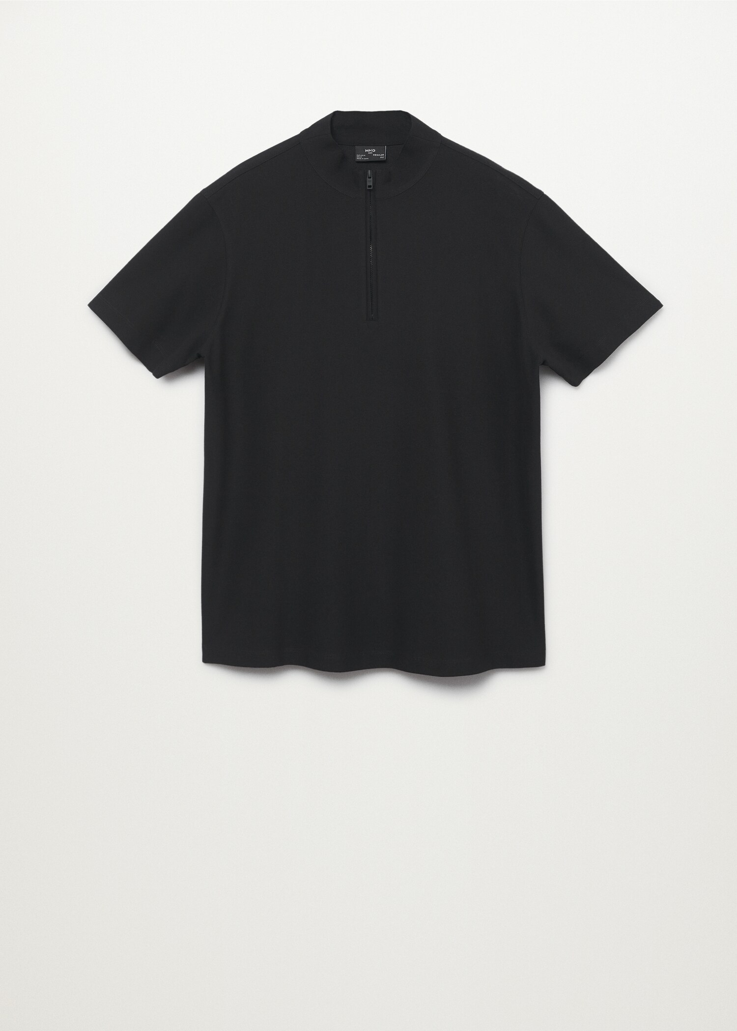 Polokošile s límcem na zip - Zboží bez modelu