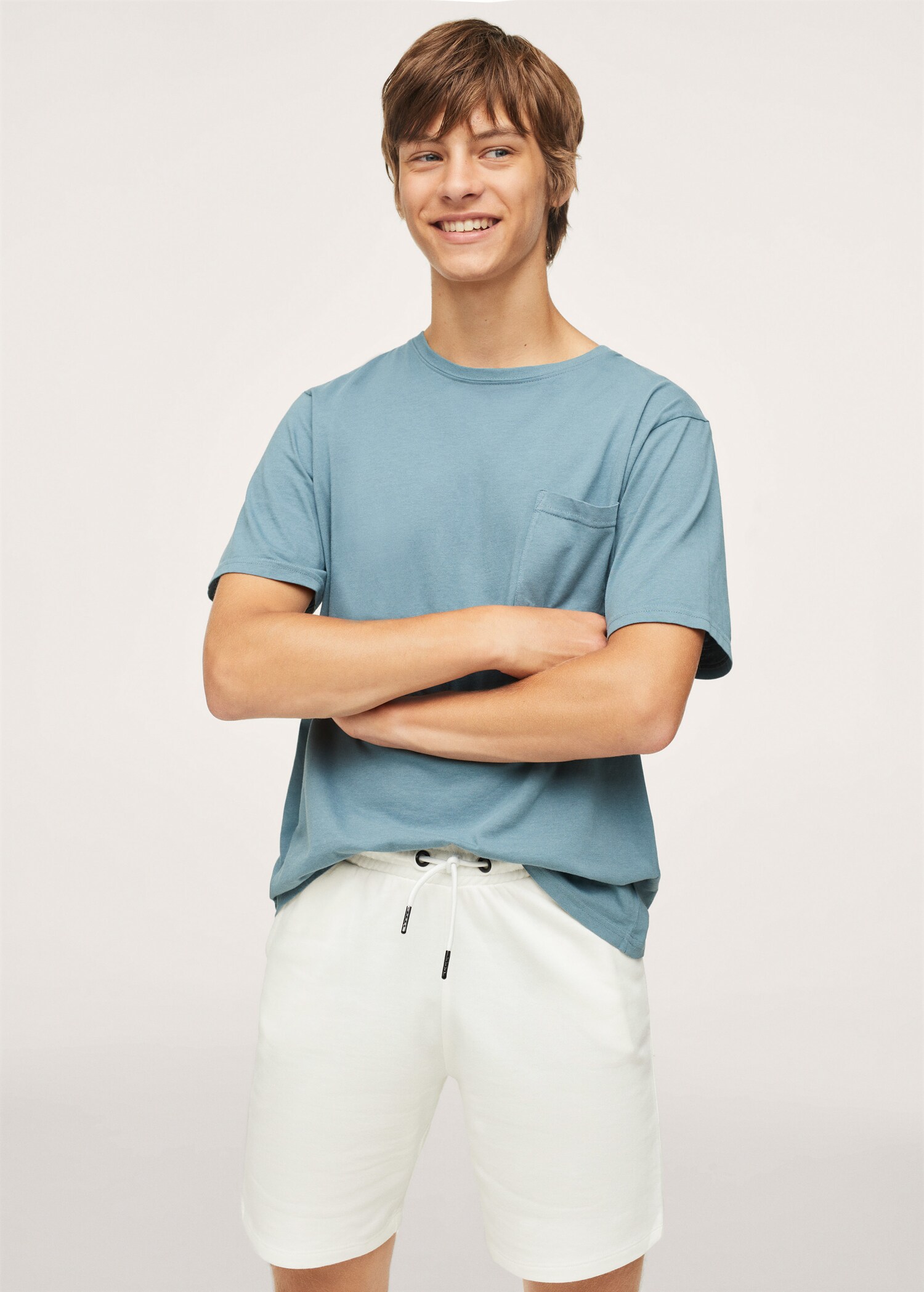 Bermudas jogger algodón - Plano medio