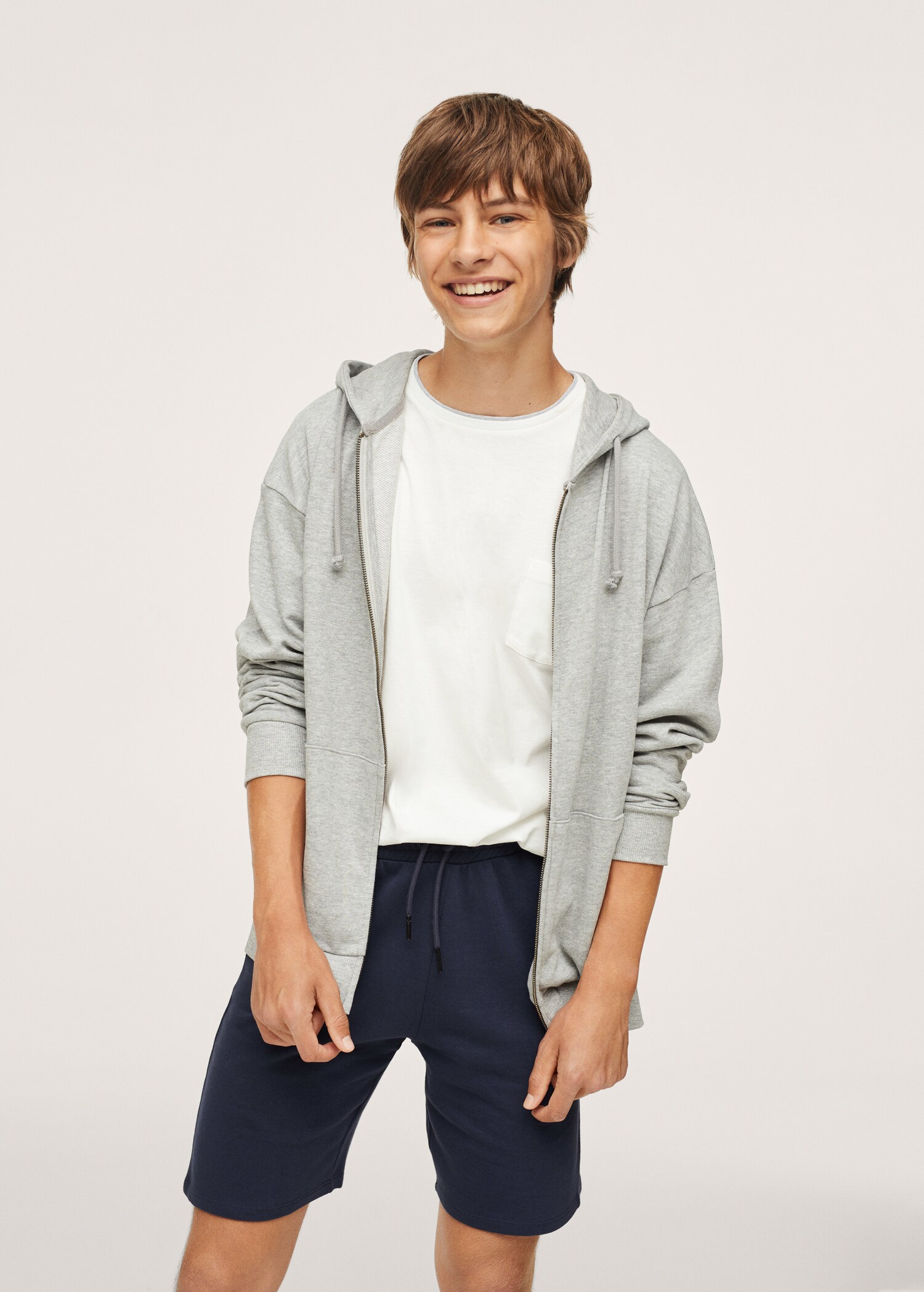 Bermudas jogger algodón - Plano medio