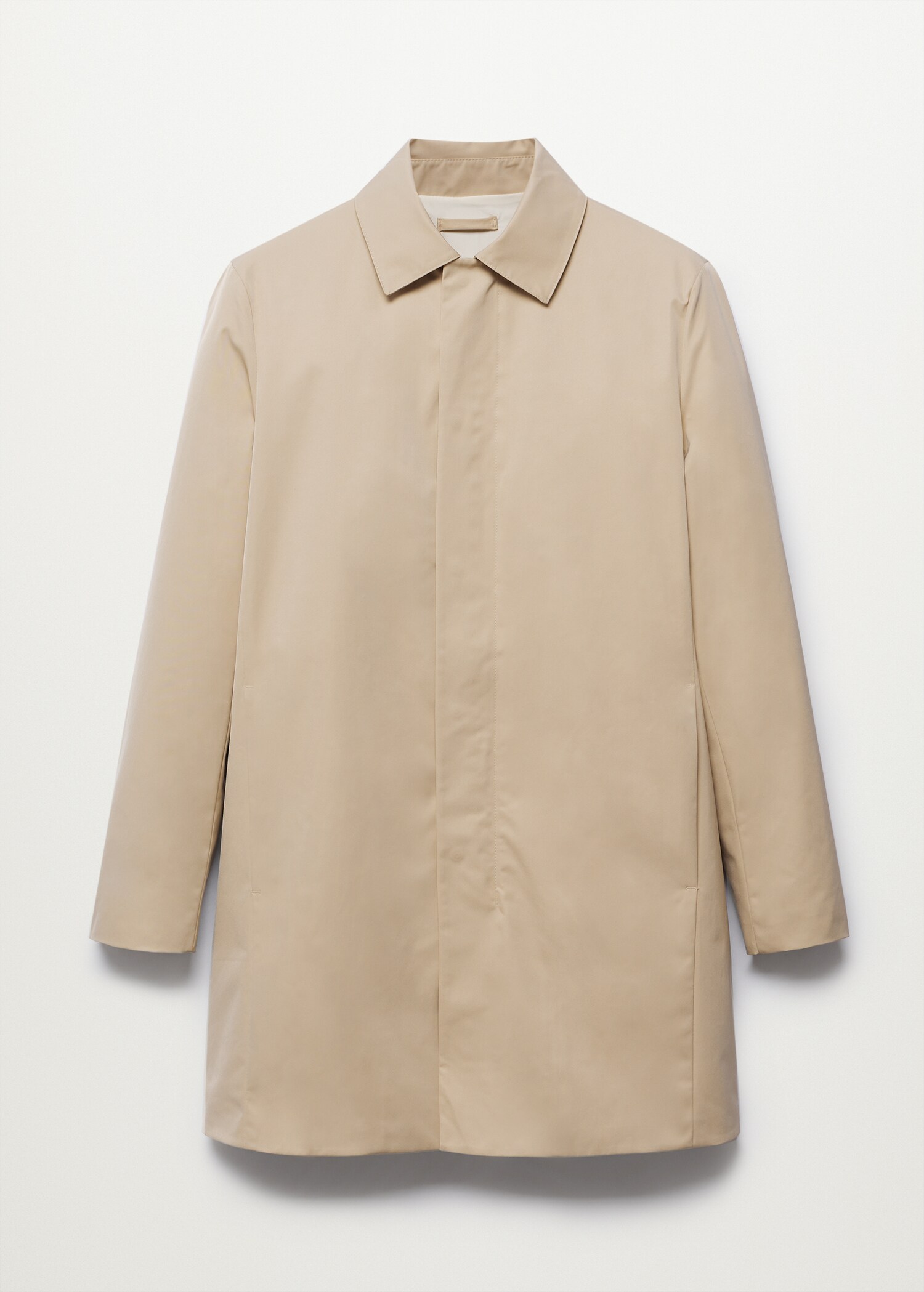 Long water repellent trench - Article without model