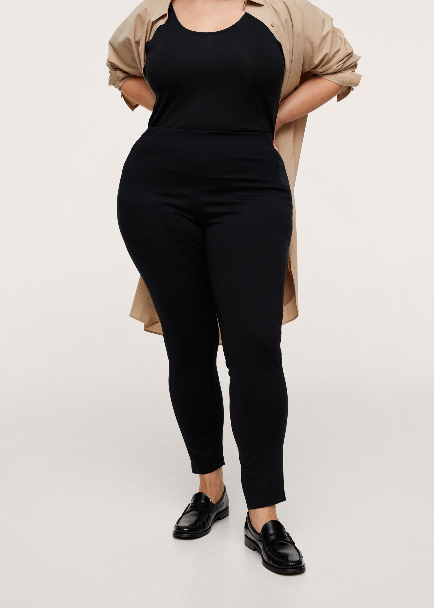 Leggings paneles elásticos - Plano medio