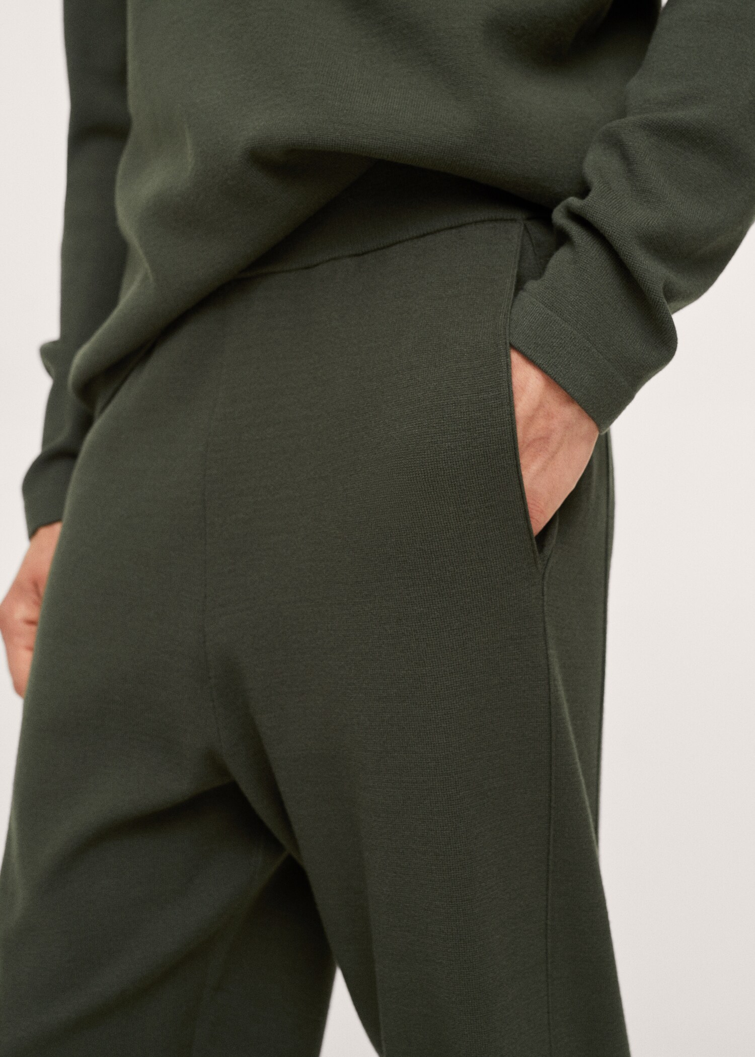 Pantalón jogger punto textura - Detalle del artículo 3