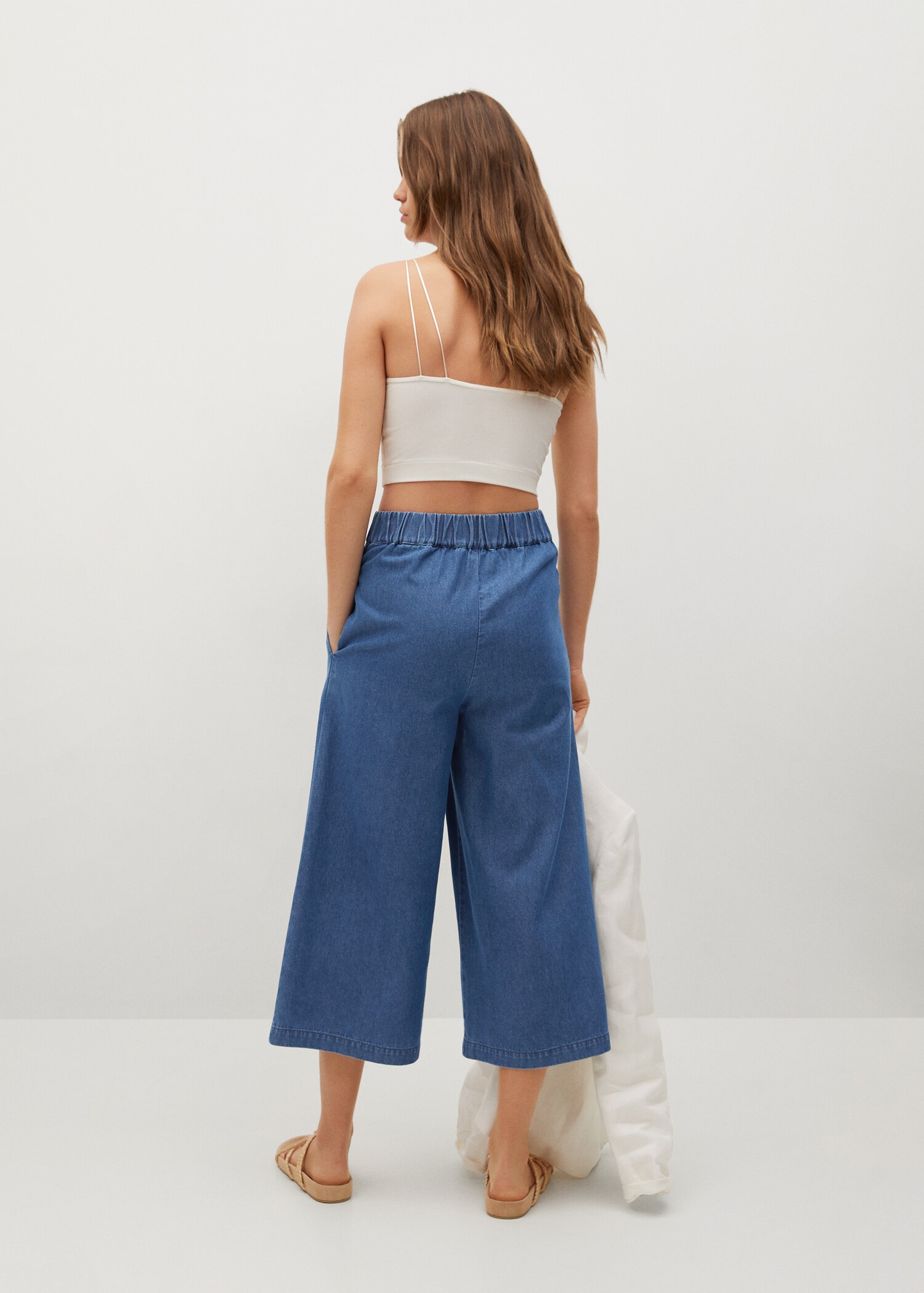 Pantalón culotte pinzas - Reverso del artículo