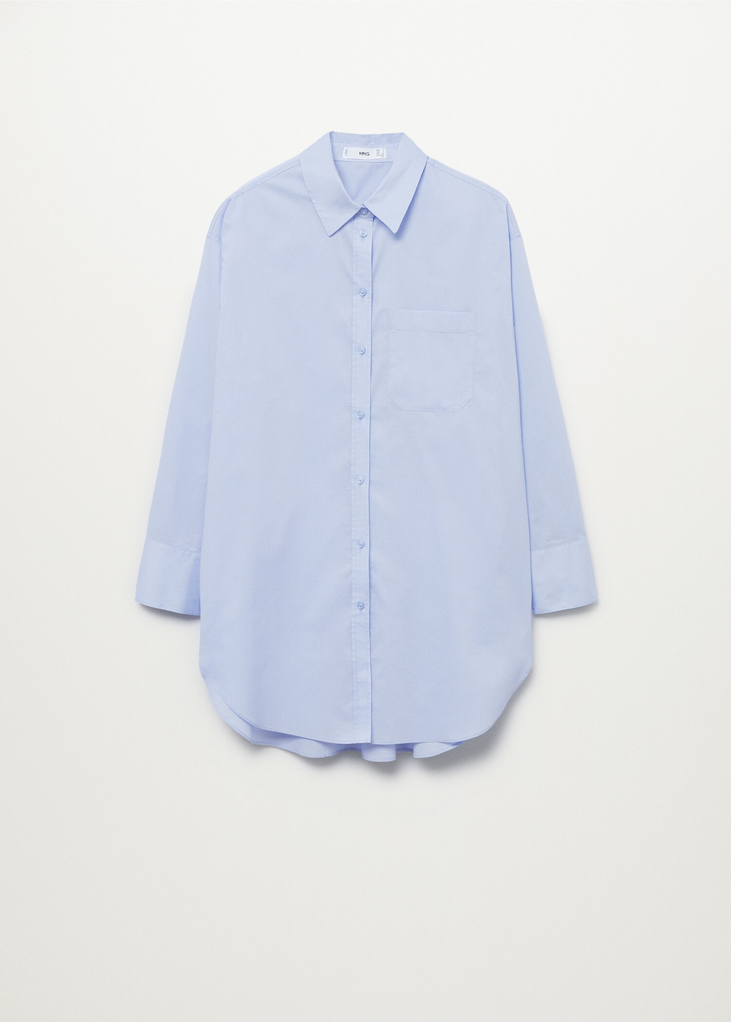 Camisa cotó butxaca al pit - Article sense model