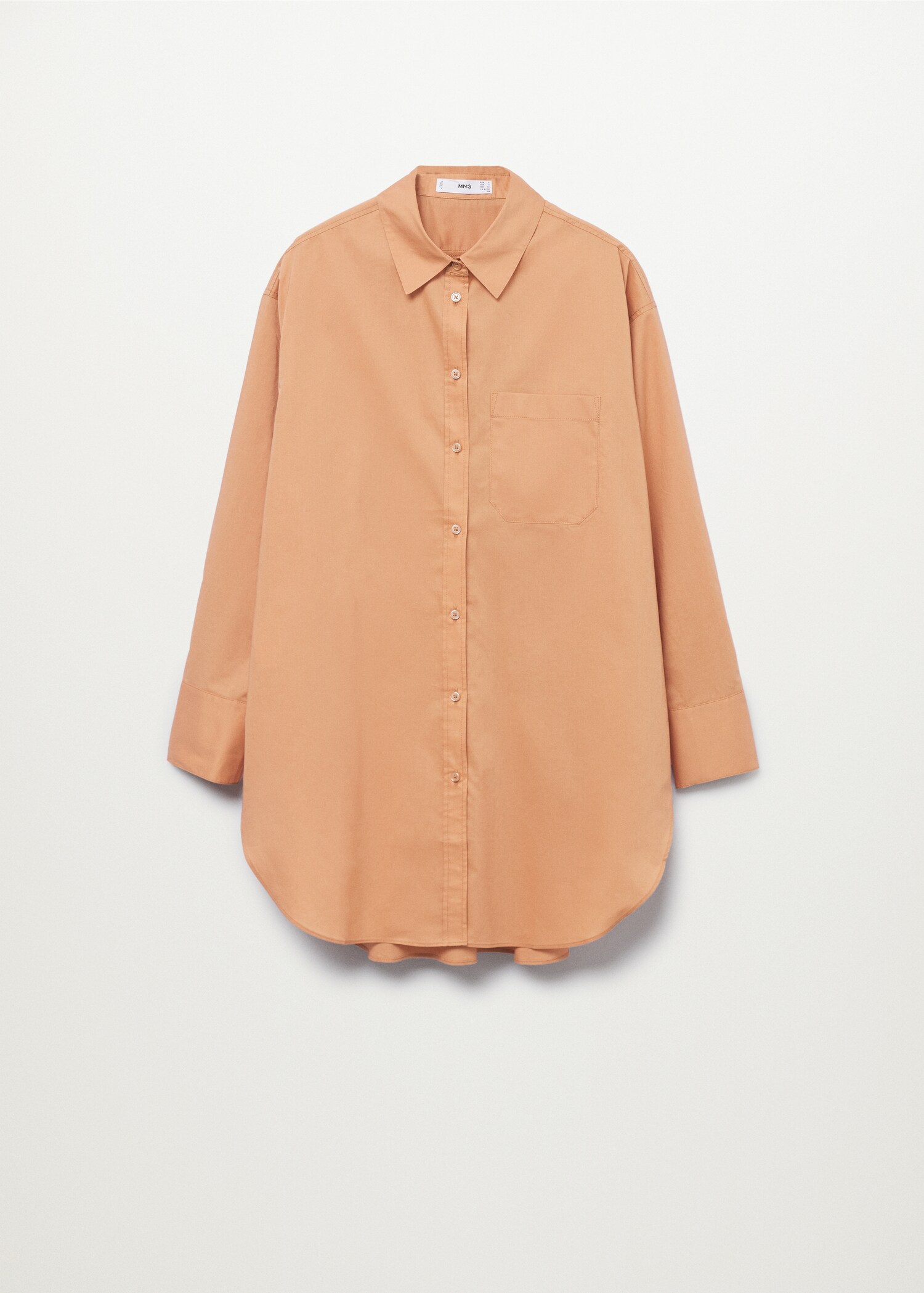 Camisa cotó butxaca al pit - Article sense model