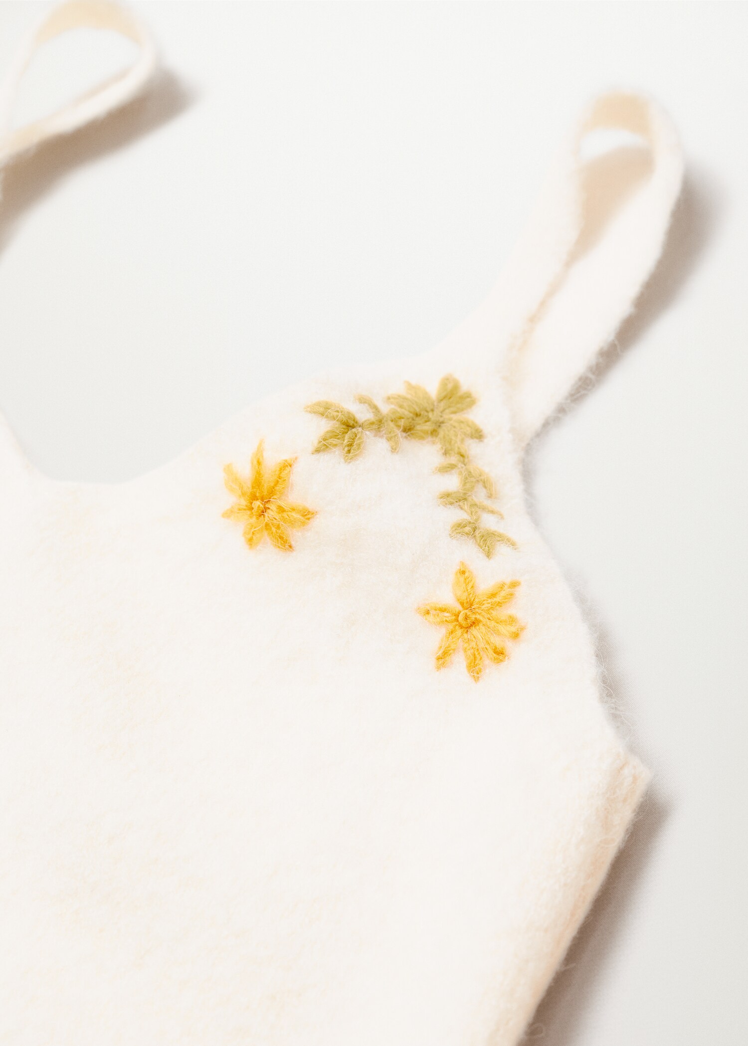 Flowers knitted cropped top - Details of the article 8