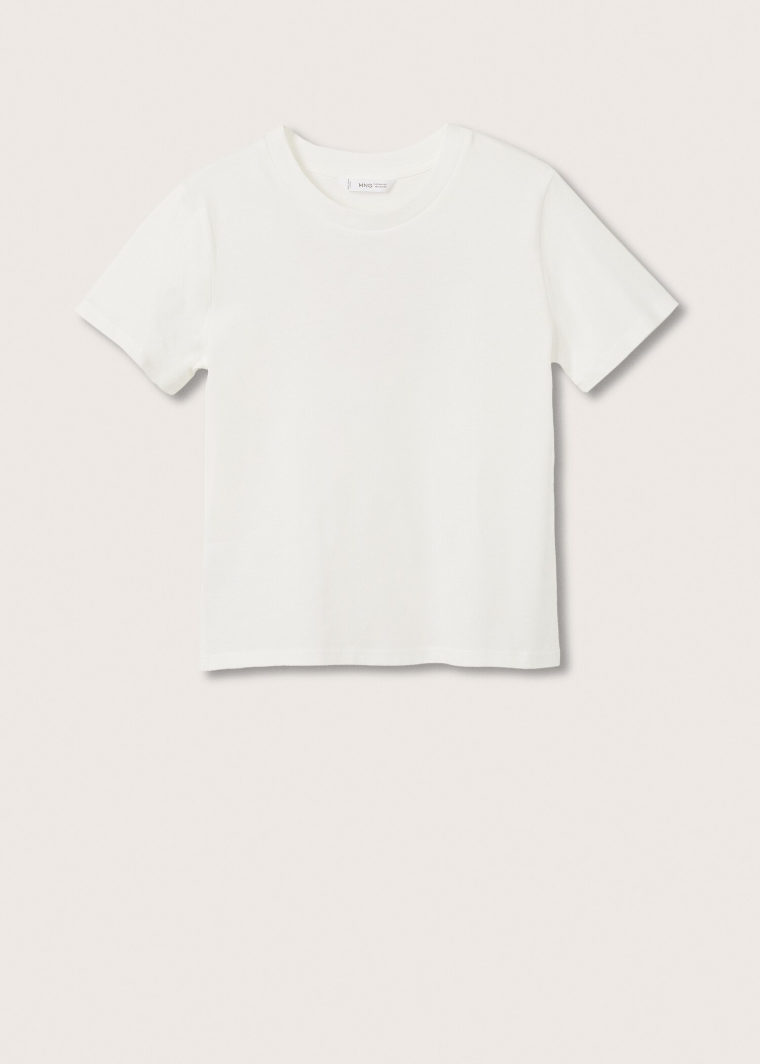 Bavlněné tričko s nápisem - Zboží bez modelu