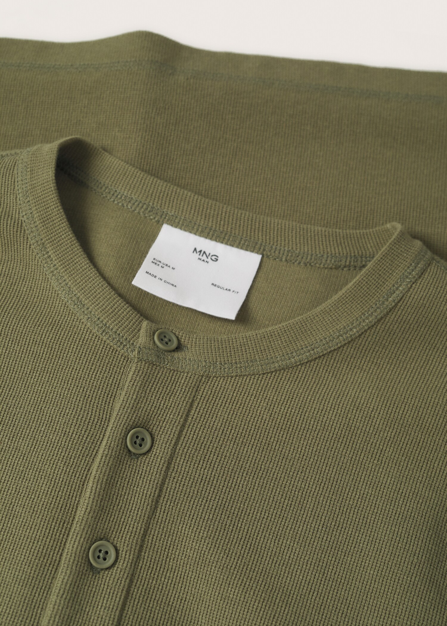 Camiseta manga larga cuello panadero - Detalle del artículo 8
