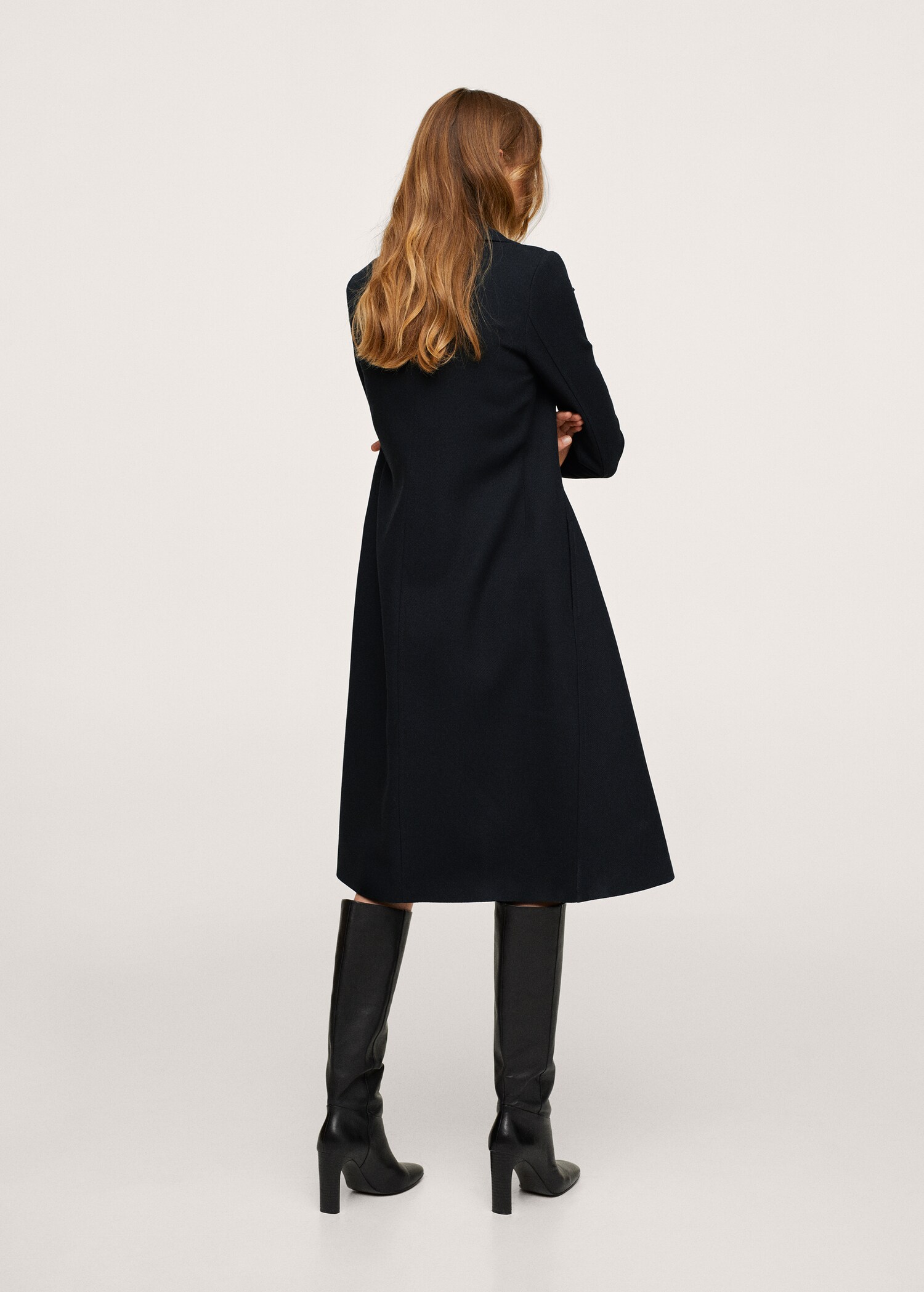 Buttoned cotton coat - Woman | MANGO OUTLET USA
