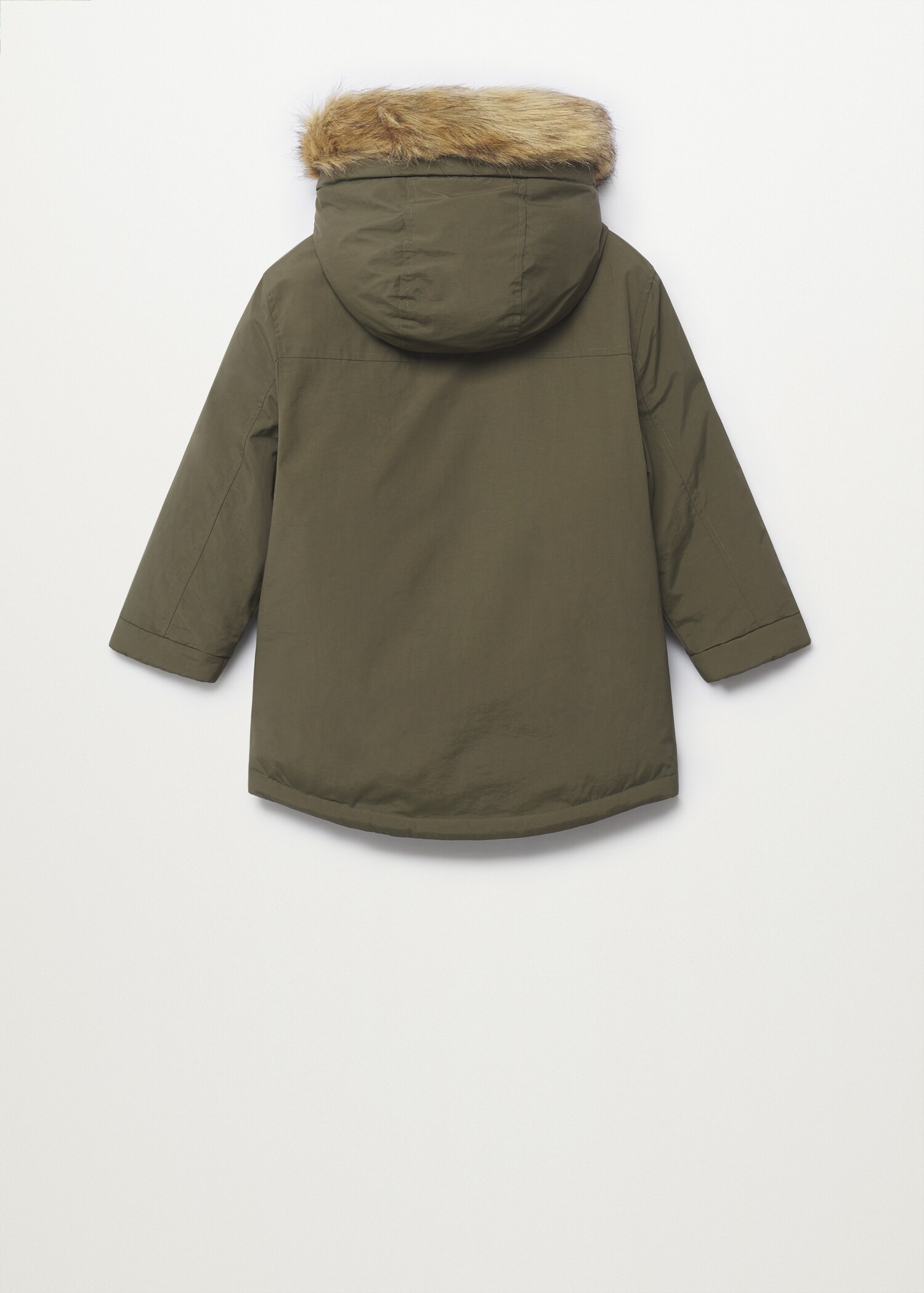 Anorak capucha pelo desmontable - Reverso del artículo
