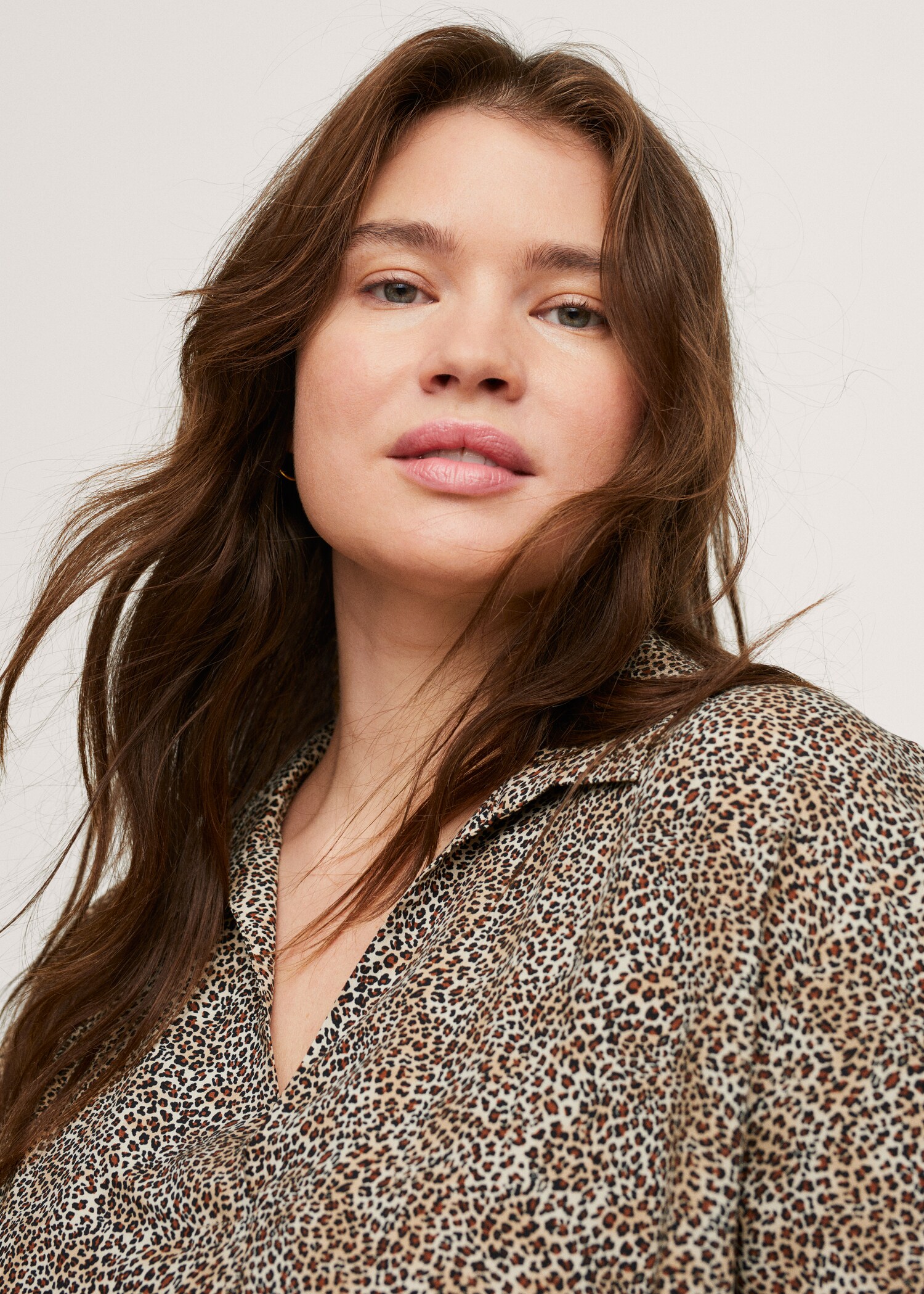 Blusa fluida estampada - Detalle del artículo 3