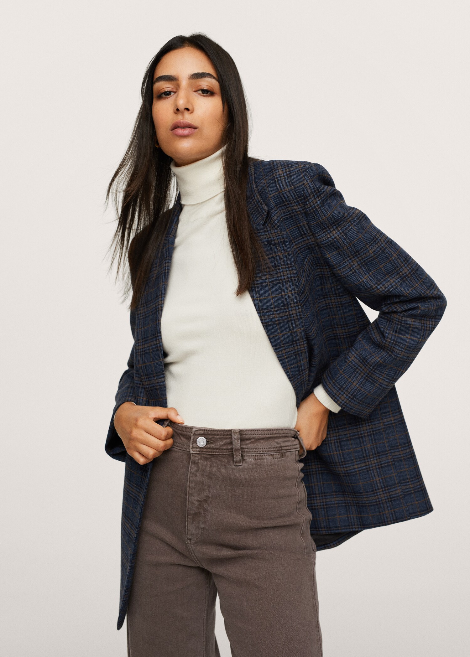 Džíny culottes s vysokým elastickým pasem - Detail zboží 1
