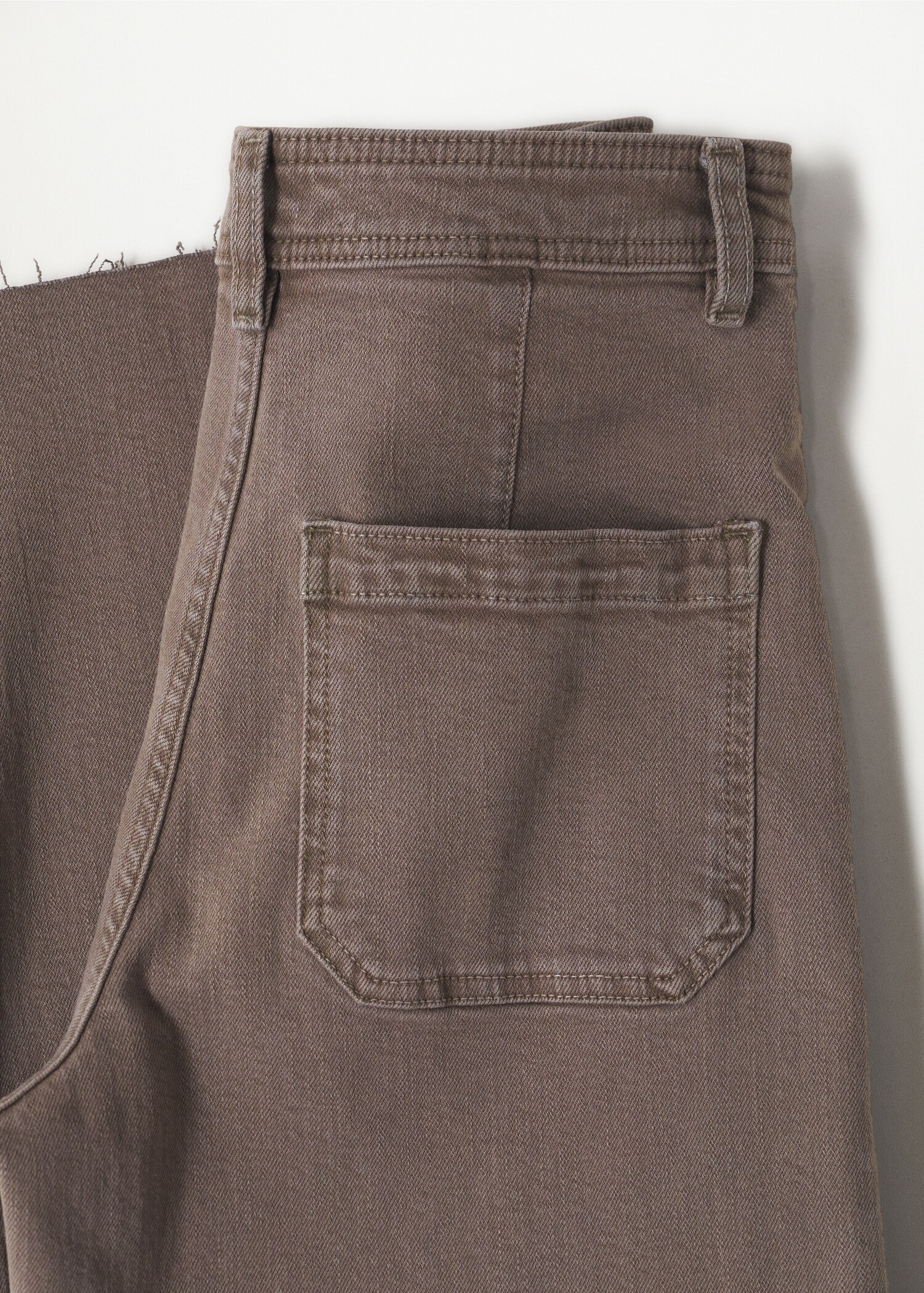 Džíny culottes s vysokým elastickým pasem - Detail zboží 8