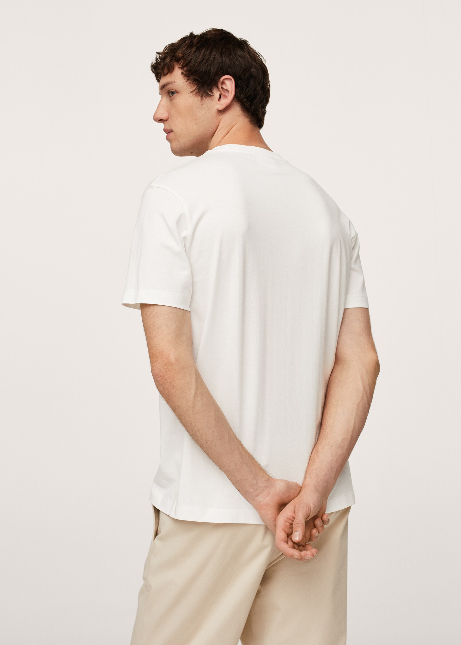 Camiseta algodón logo - Reverso del artículo
