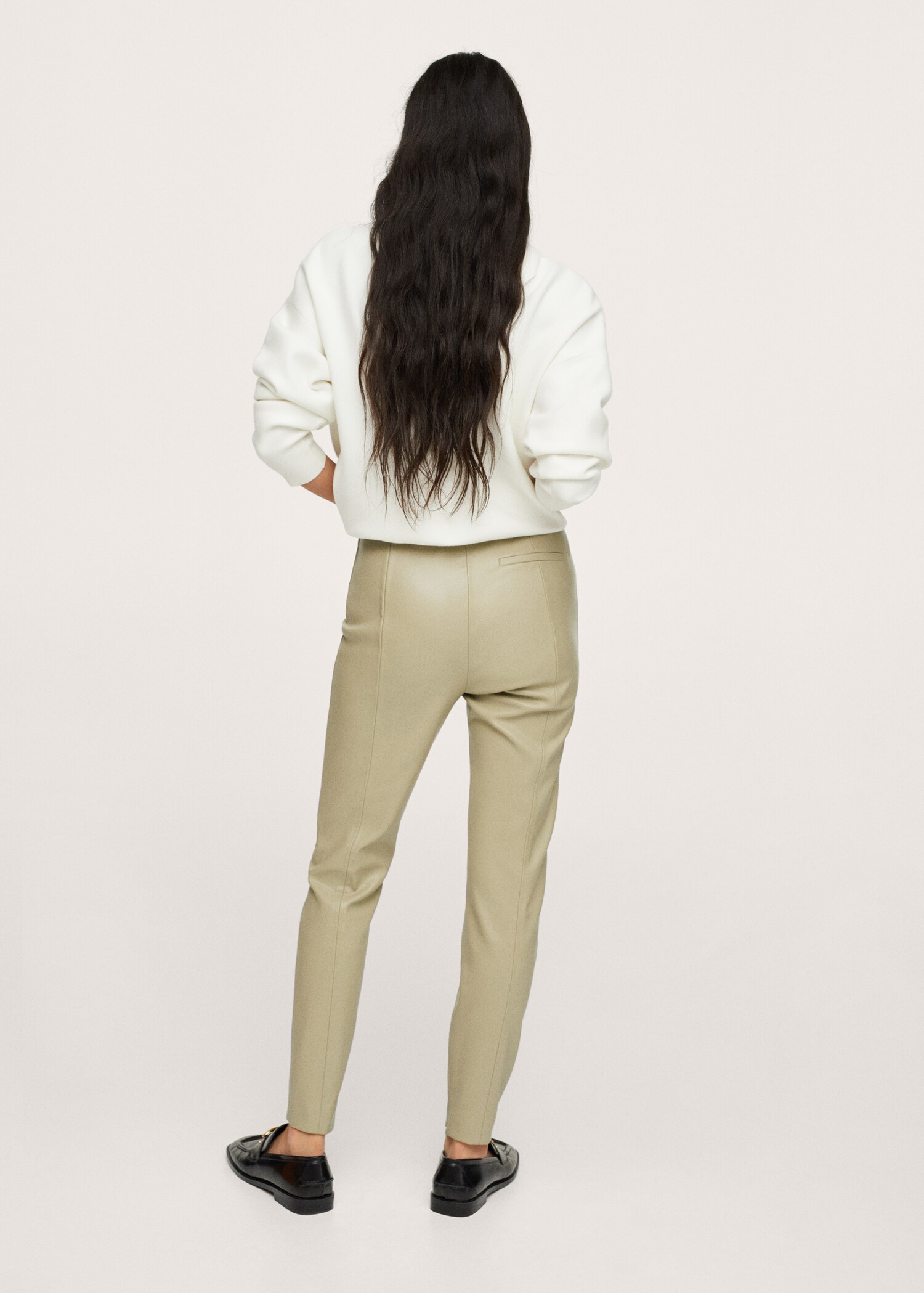 Leggings od umjetne kože - Stražnji dio artikla