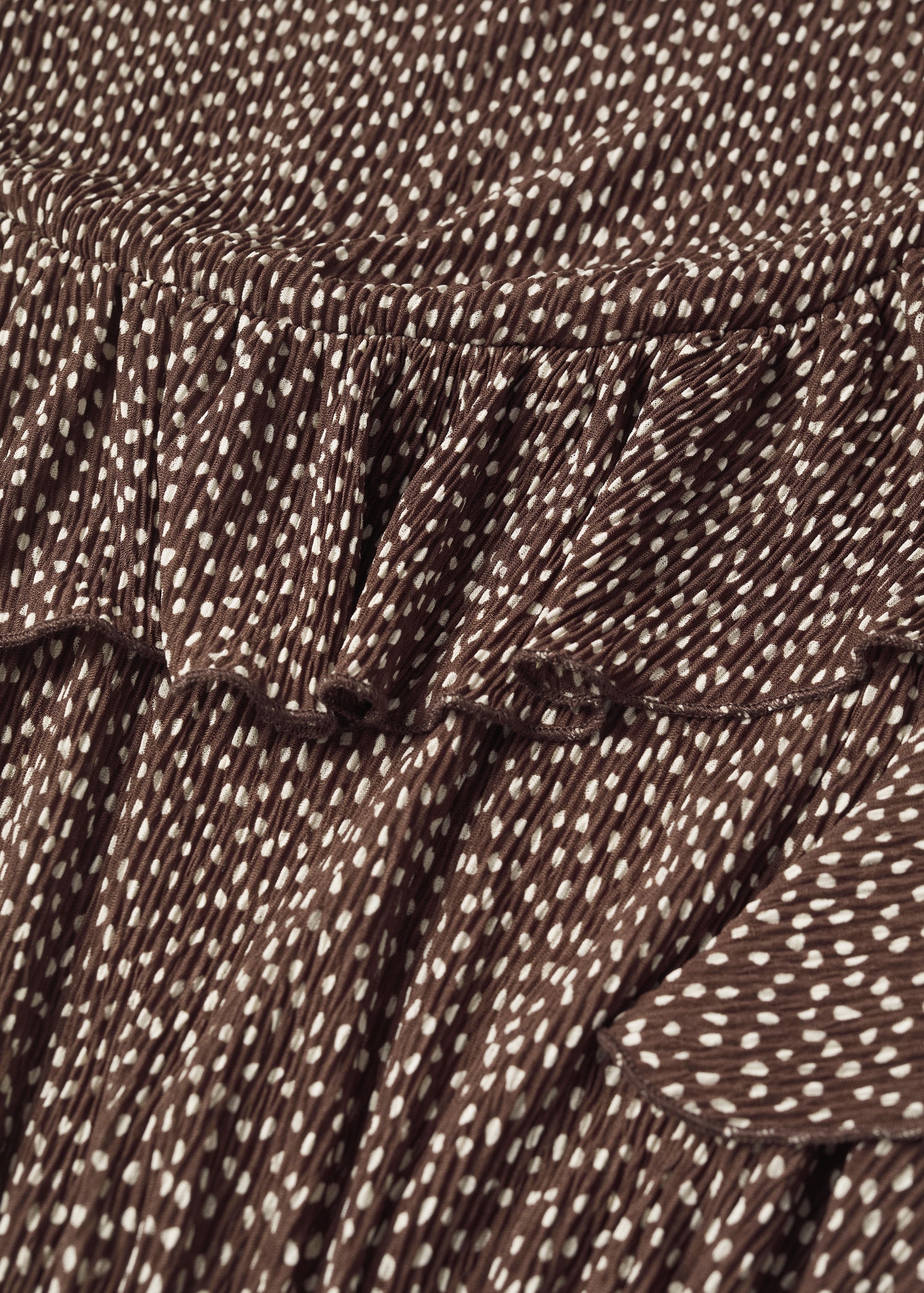 Potištěné šaty s volány - Detail zboží 8