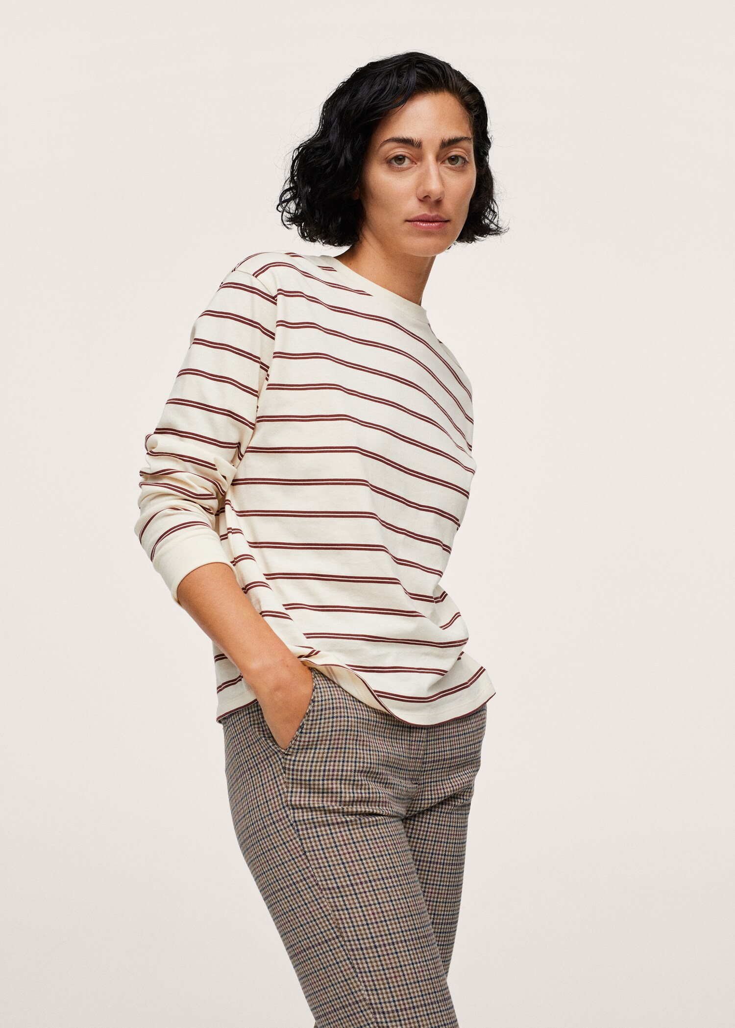 Crop skinny trousers - Details of the article 1