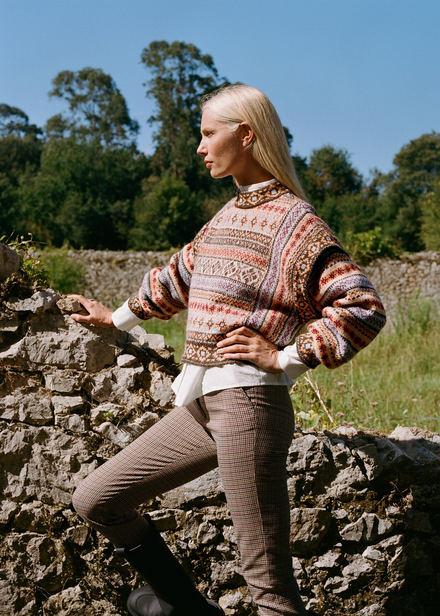 Crop skinny trousers - Details of the article 5