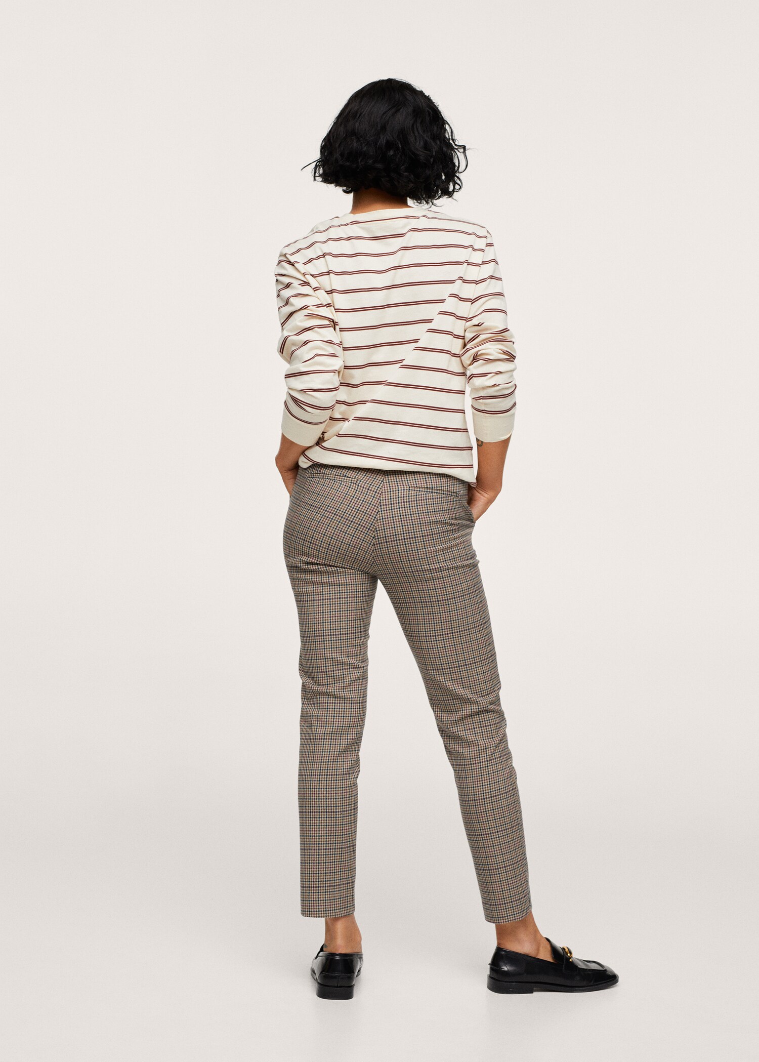 Crop skinny trousers - Reverse of the article