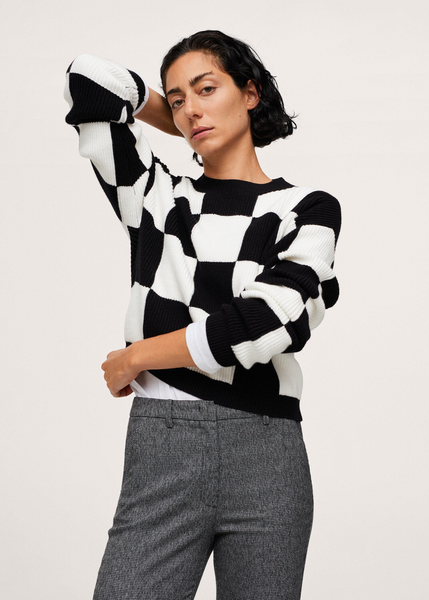 Crop skinny trousers - Details of the article 1